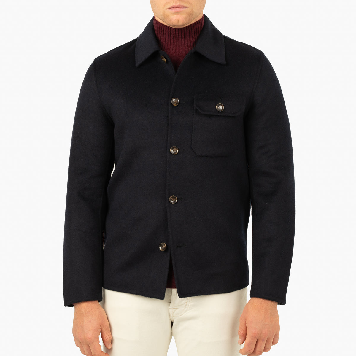 SEVEN DIALS Overshirt Blauw | London