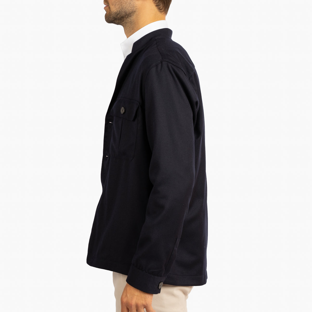 Xacus Overshirt Blauw | Unfold Shirt