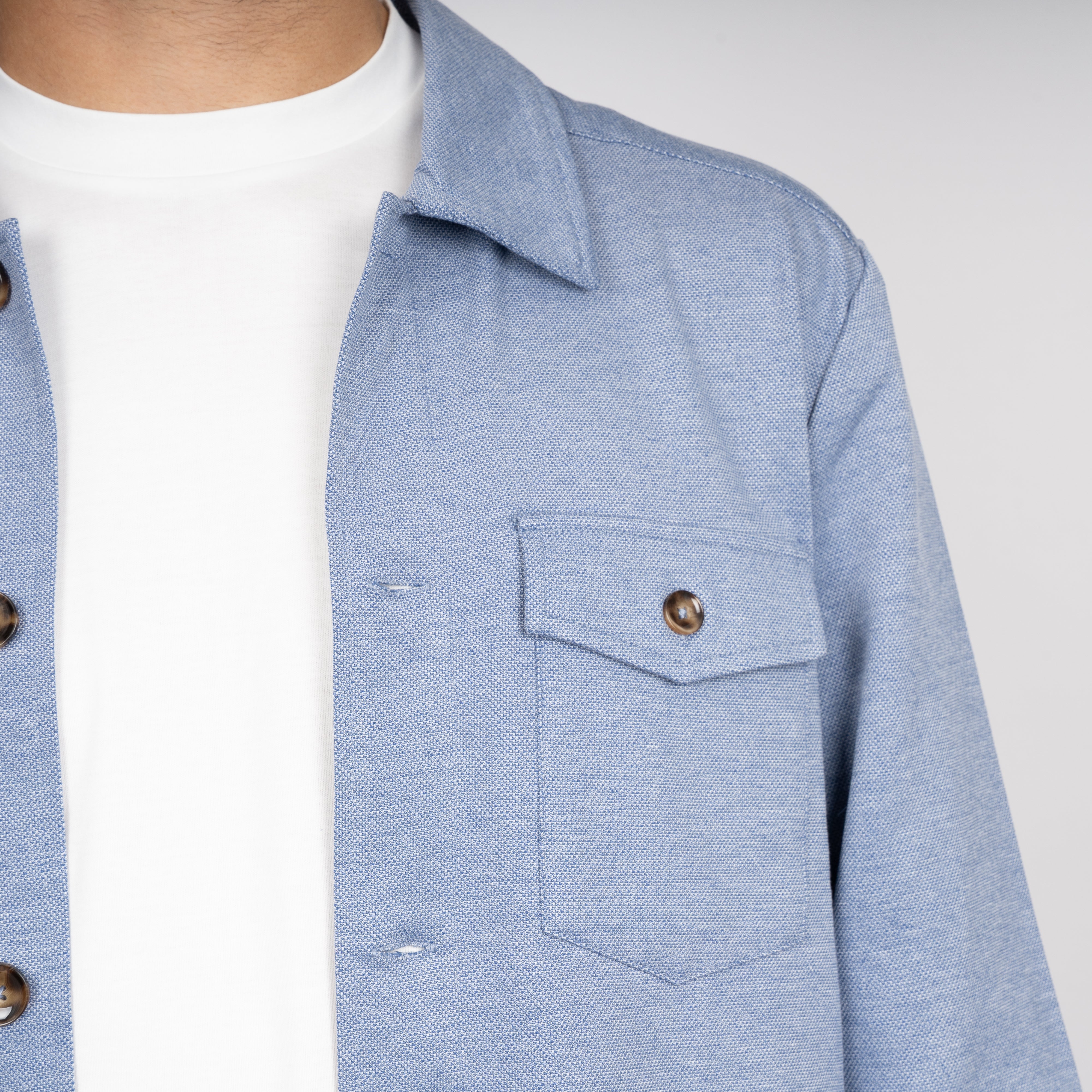 SEVEN DIALS Overshirt Lichtblauw | Ardwolf