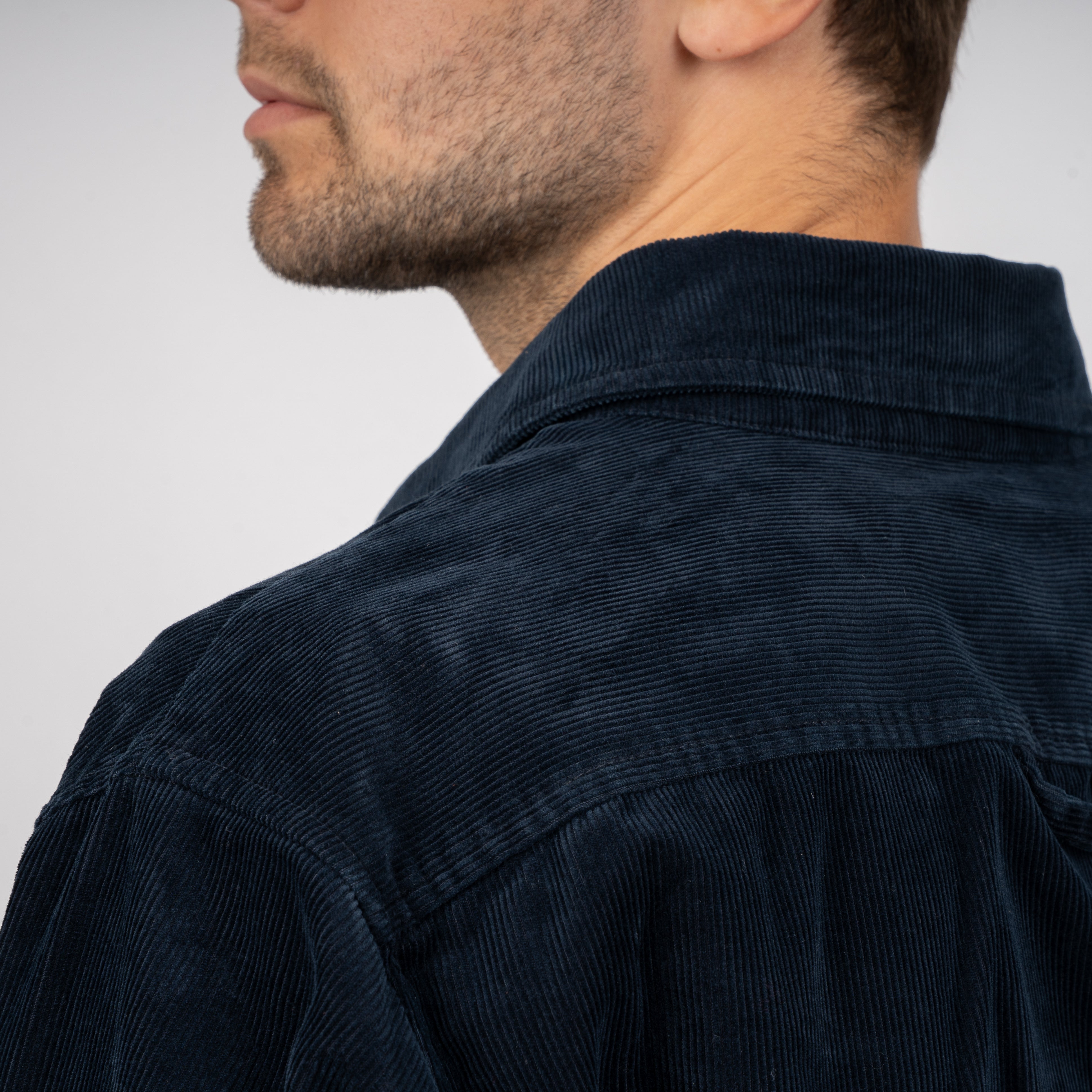 A.P.C. Overshirt Corduroy Blauw | Surchemise