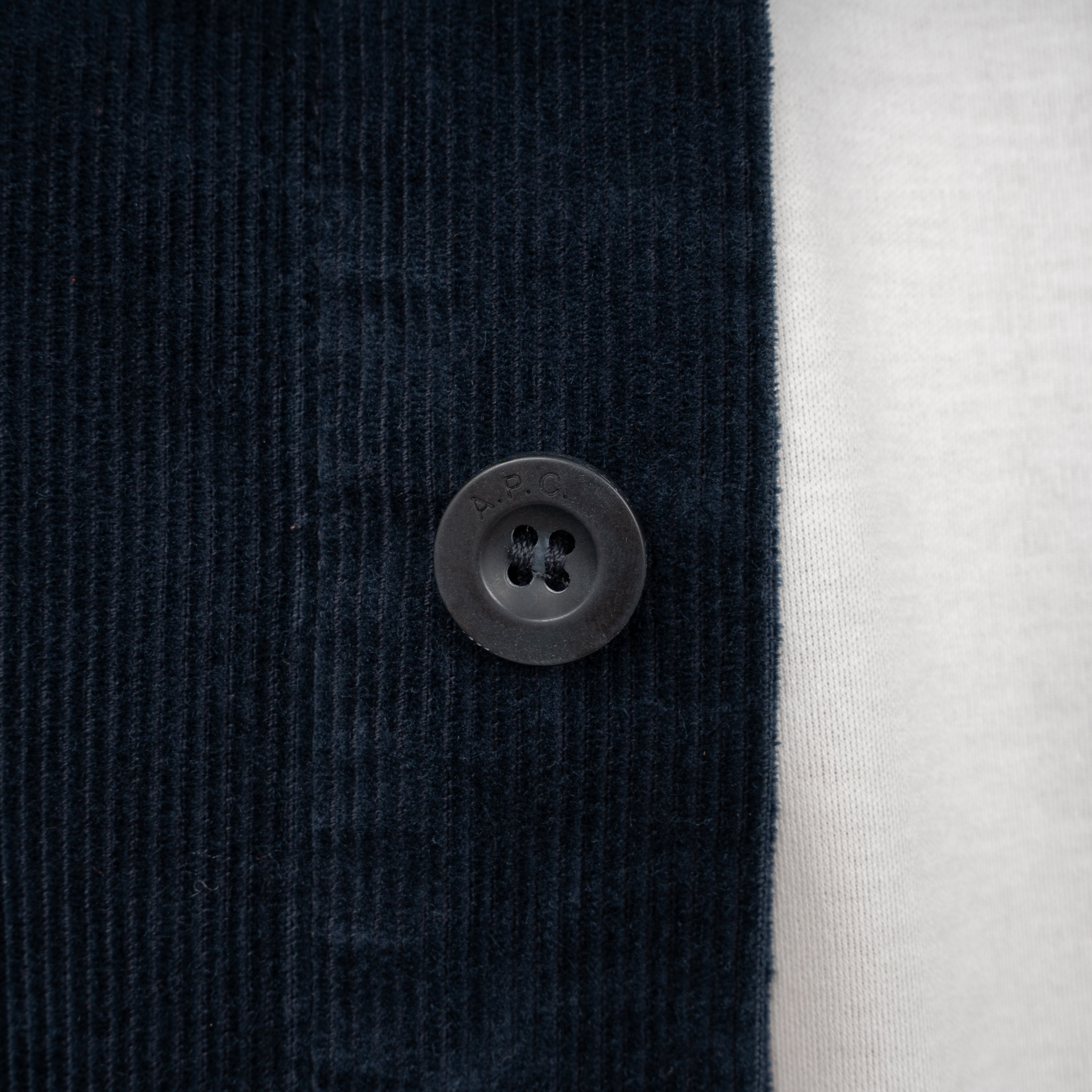 A.P.C. Overshirt Corduroy Blauw | Surchemise
