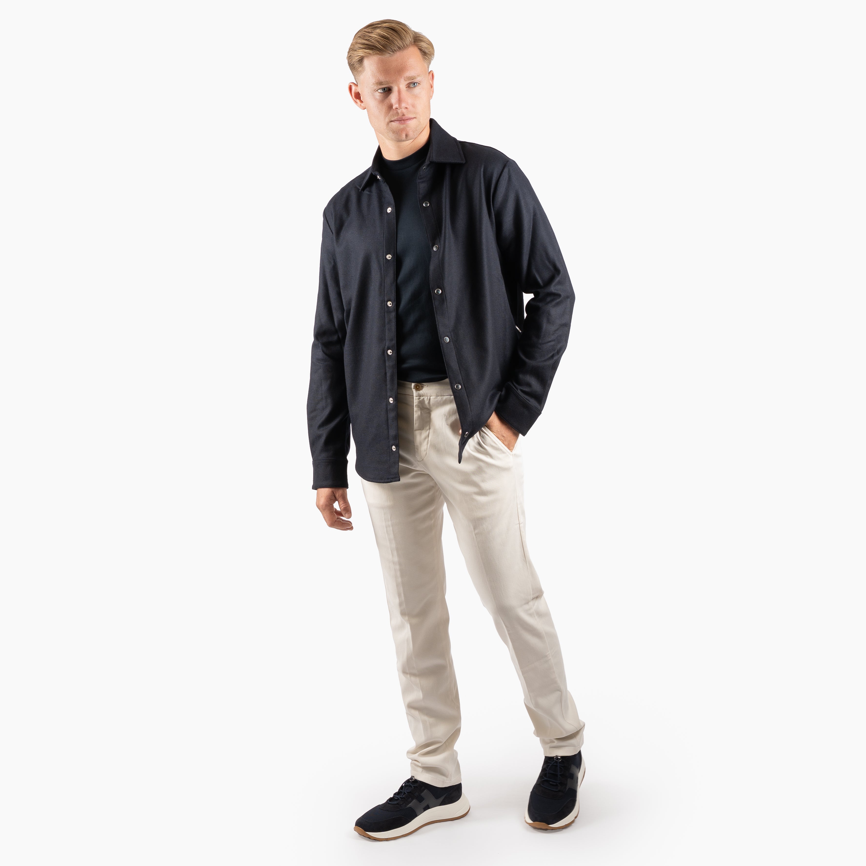 Marco Pescarolo Overshirt Blauw | Zenith
