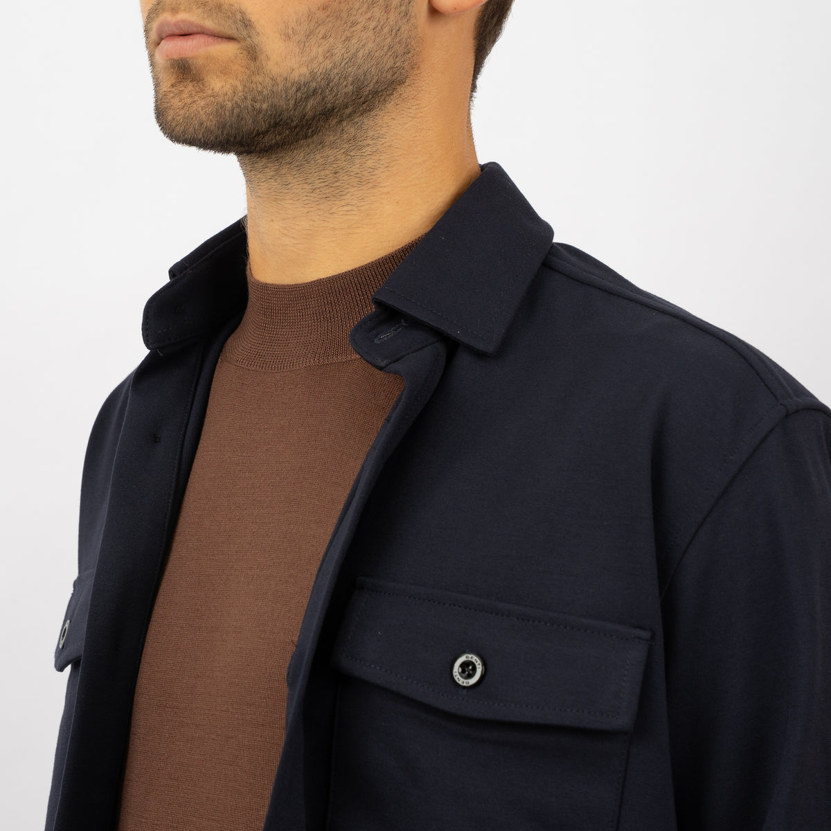 Genti Overshirt Blauw | Midtown Dynamic