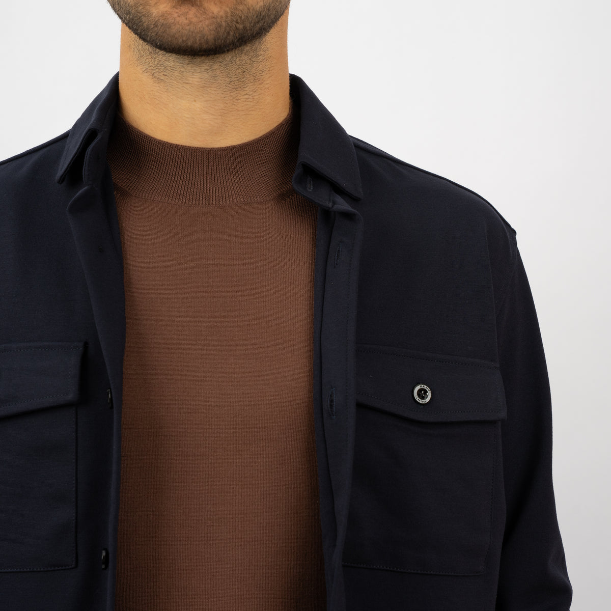 Genti Overshirt Blauw | Midtown Dynamic