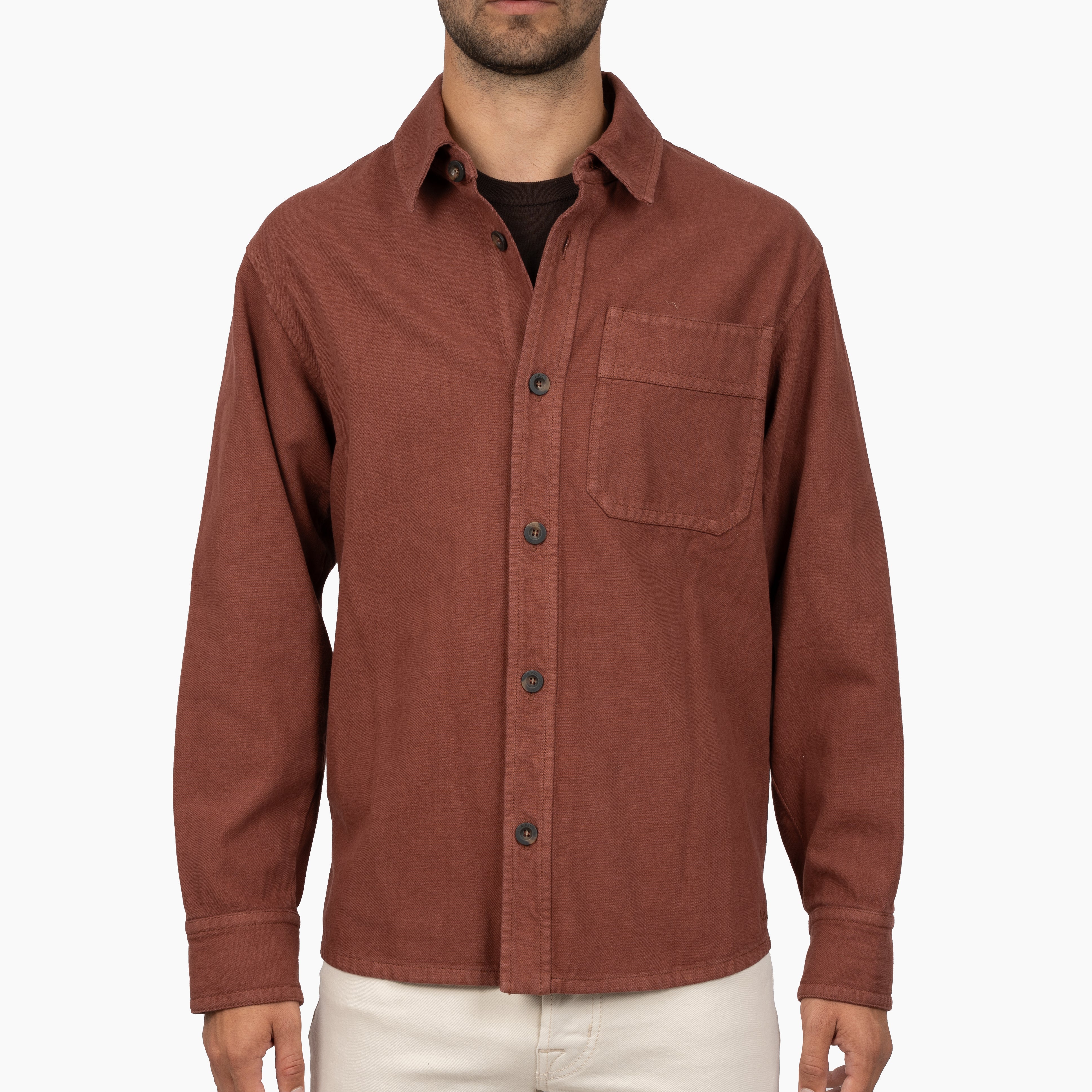 A.P.C. Overshirt Bordeaux Rood | Surchemise