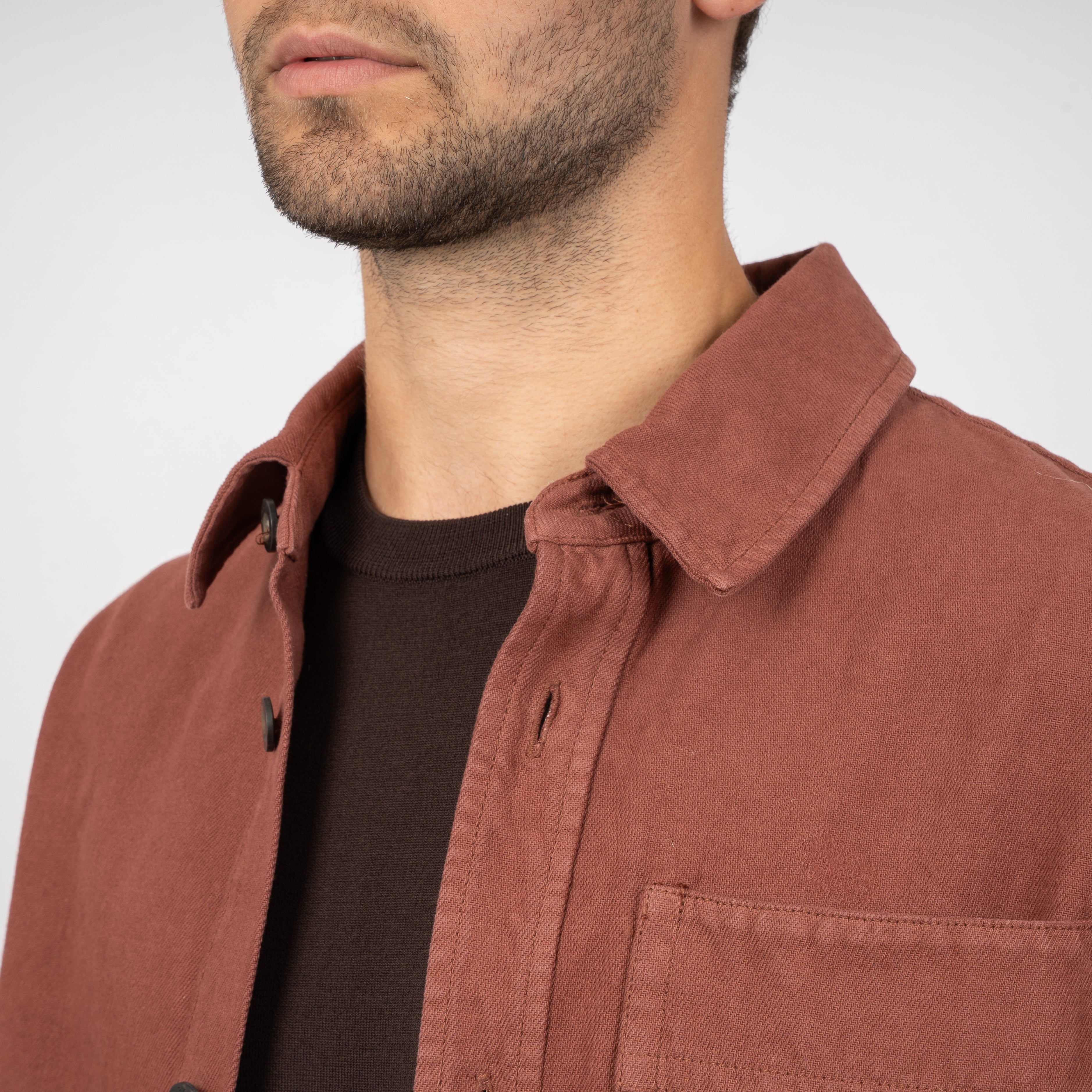 A.P.C. Overshirt Bordeaux Rood | Surchemise