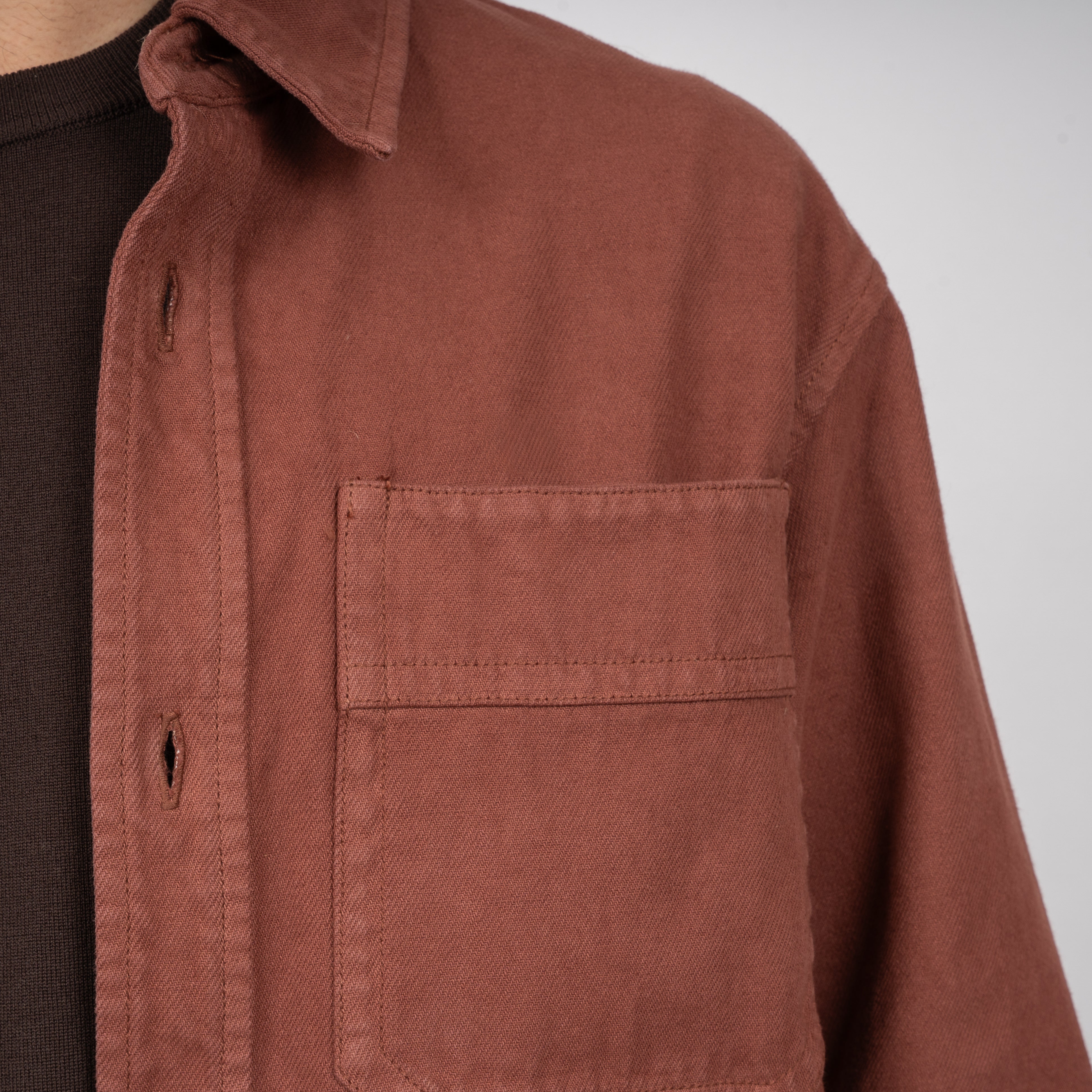 A.P.C. Overshirt Bordeaux Rood | Surchemise