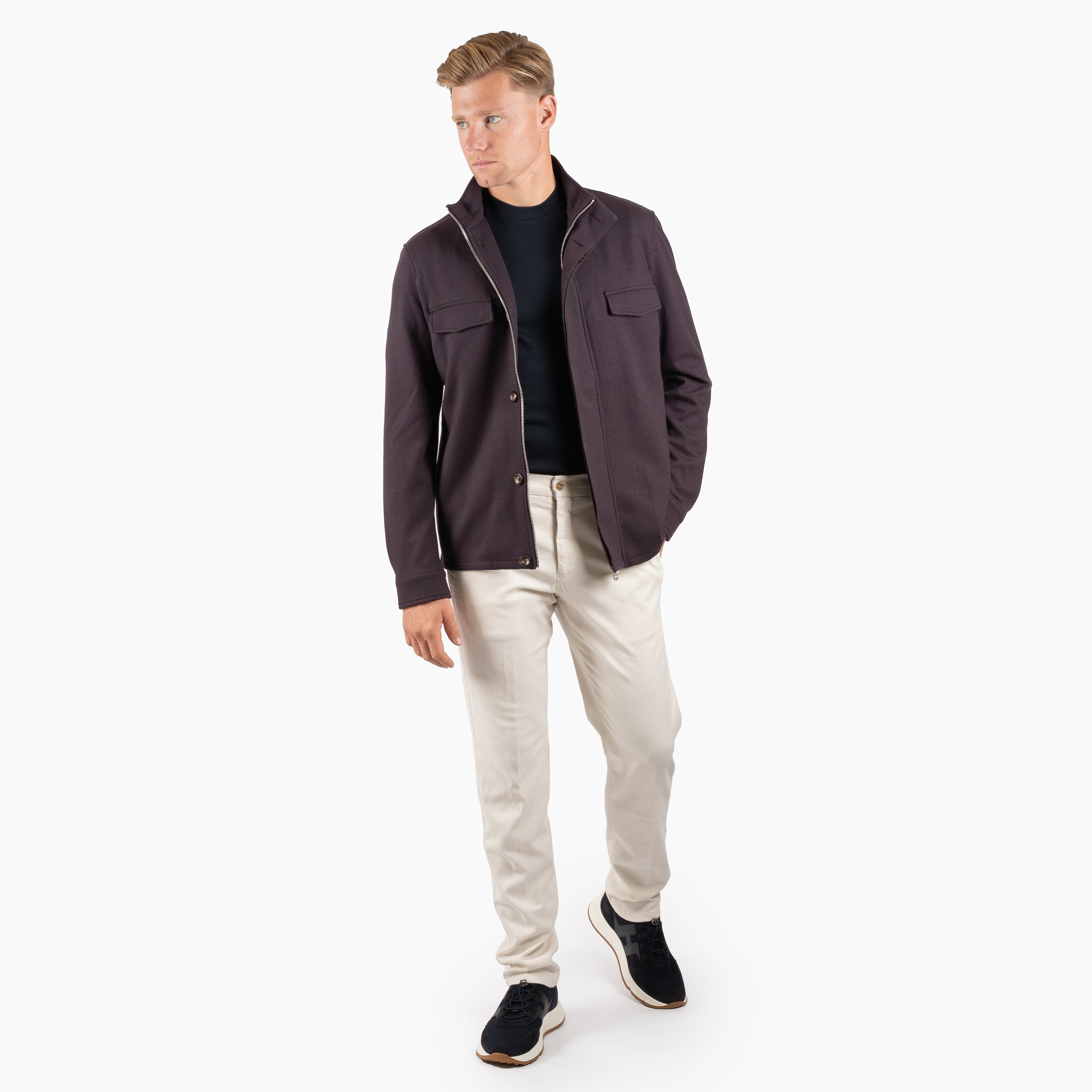 Marco Pescarolo Overshirt Rood | Titan
