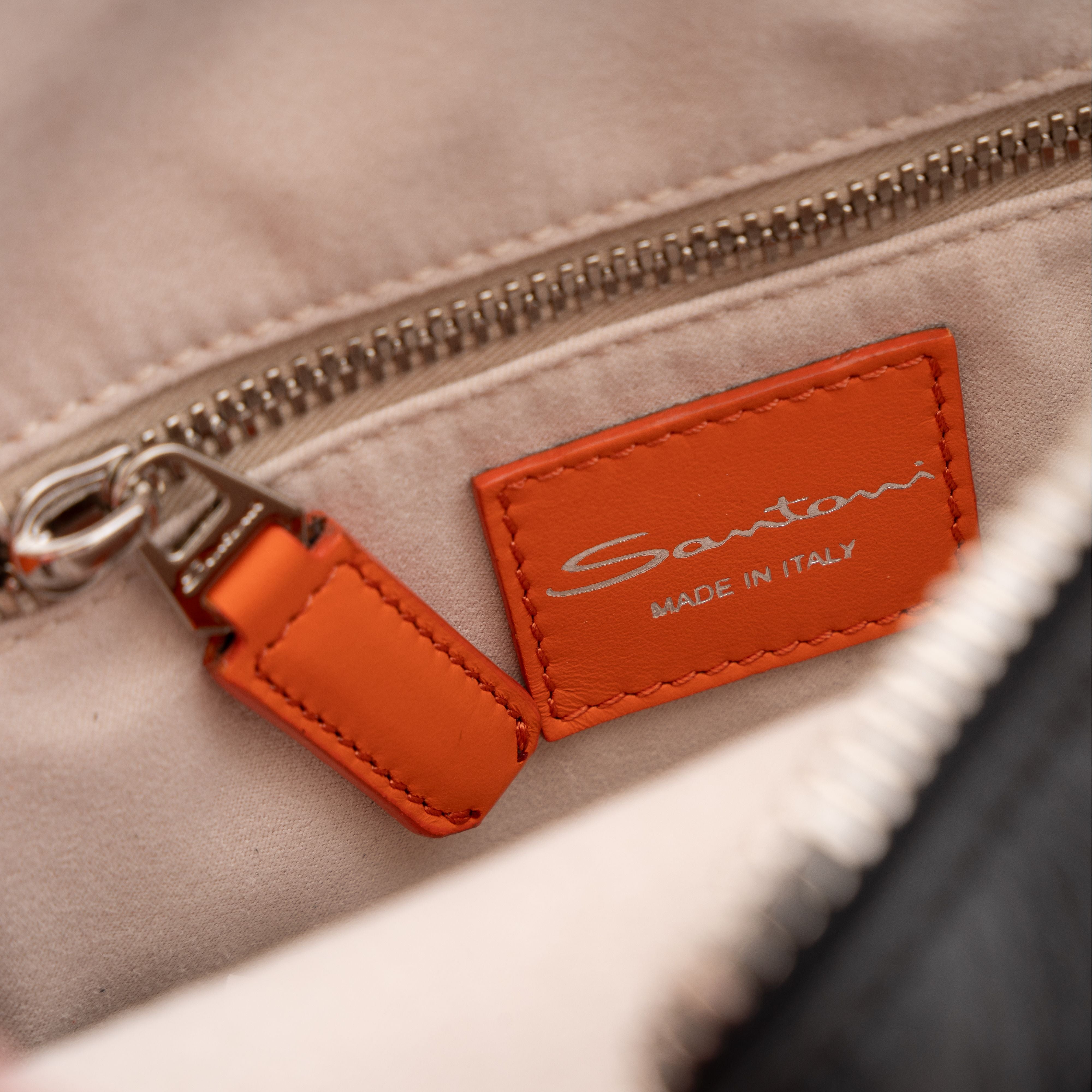 Santoni Heuptas Zwart | Tumbled Leather