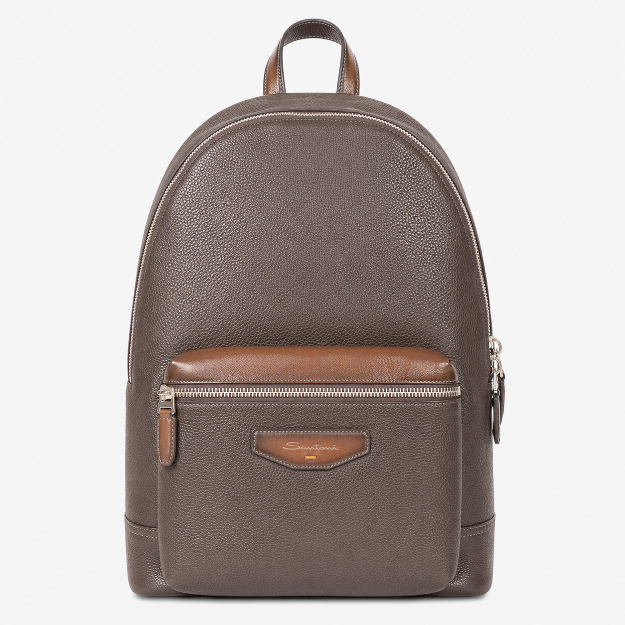 Santoni Rugzak Bruin | Tumbled Leather