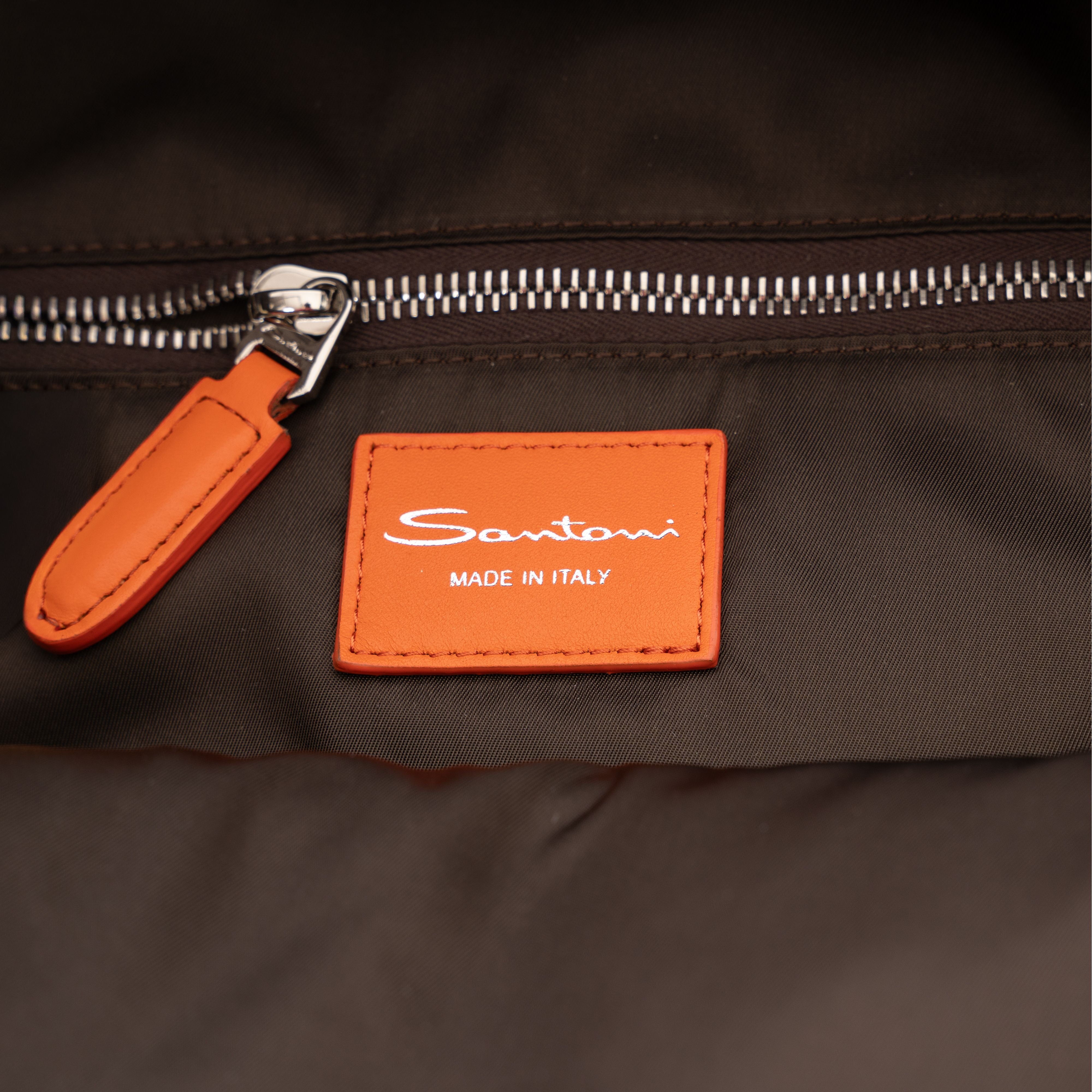Santoni Rugzak Bruin | Tumbled Leather