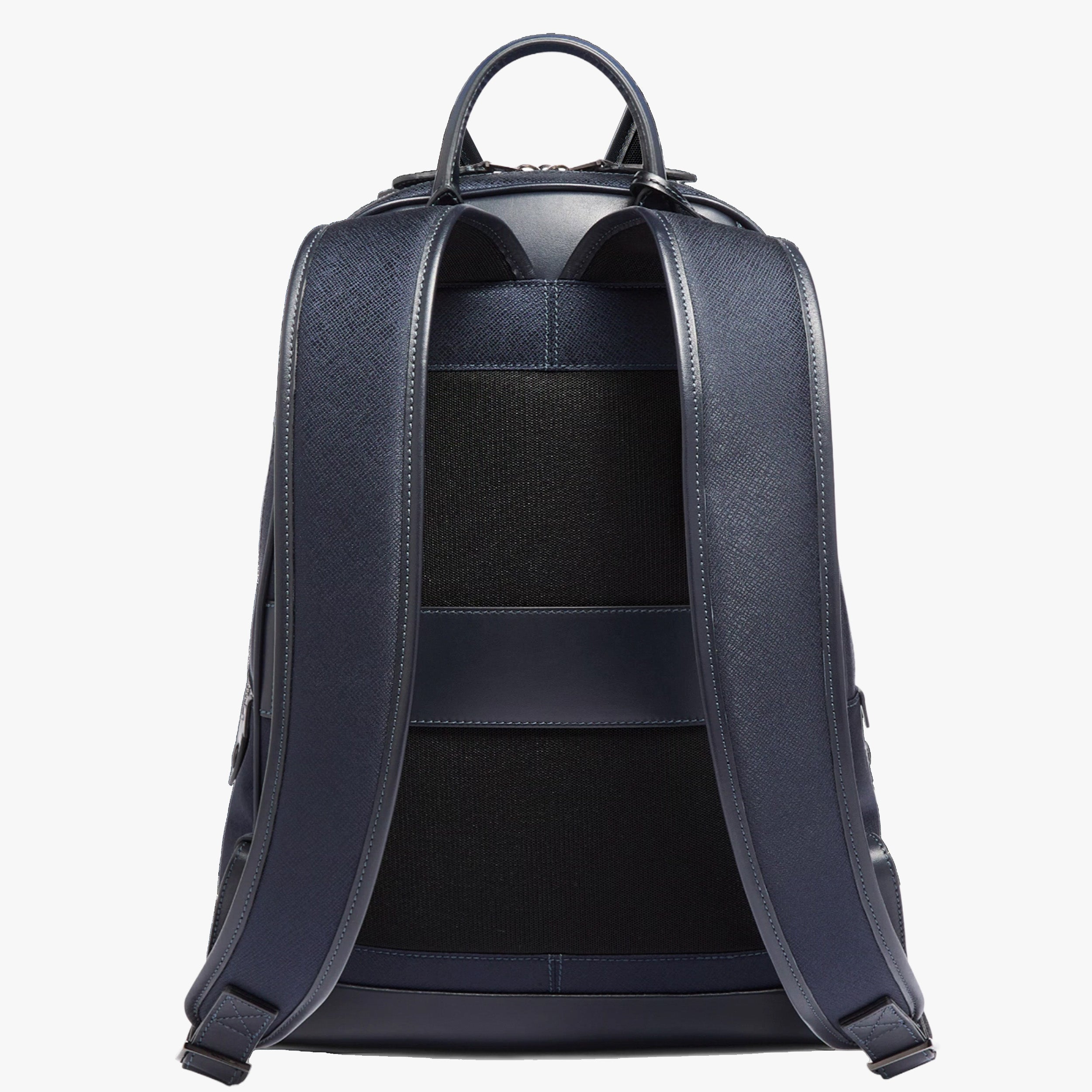 Santoni Rugzak Blauw | Leather & Nylon