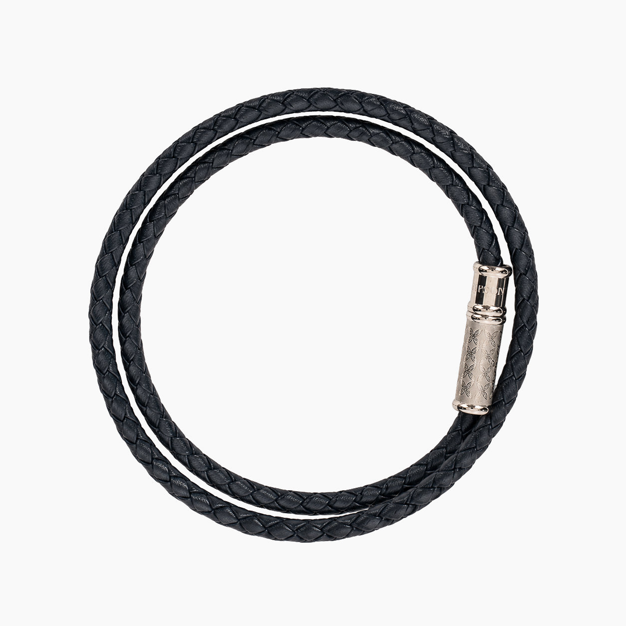 Tateossian Armband Blauw Leer | Thompson