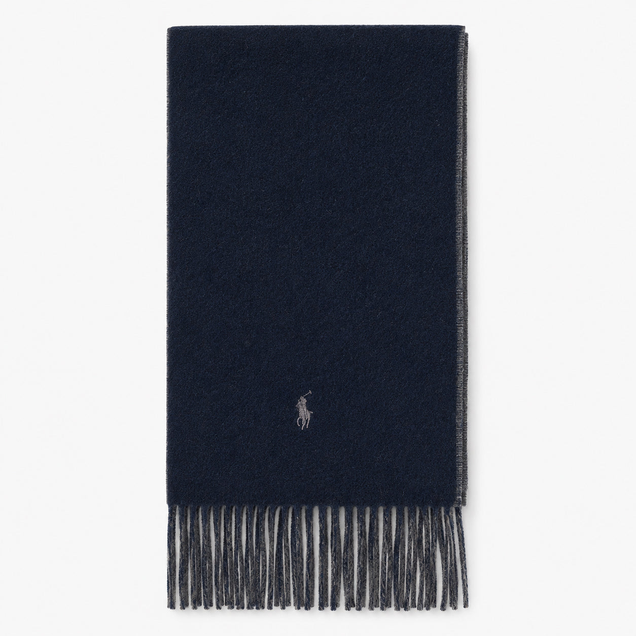 Ralph Lauren Sjaal Blauw/Grijs | Reversible