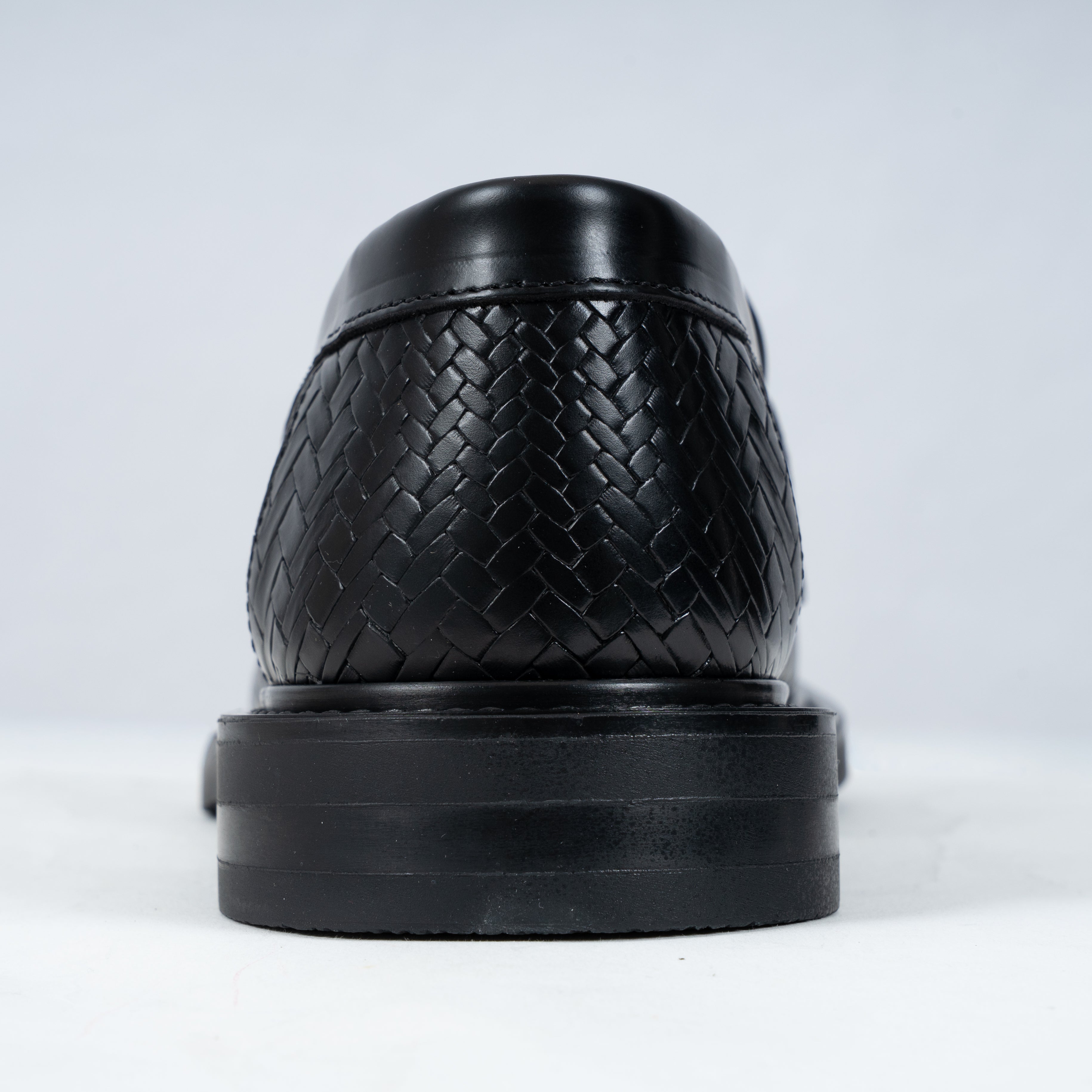 Filling Pieces Gevlochten Loafers Zwart | Woven Twist