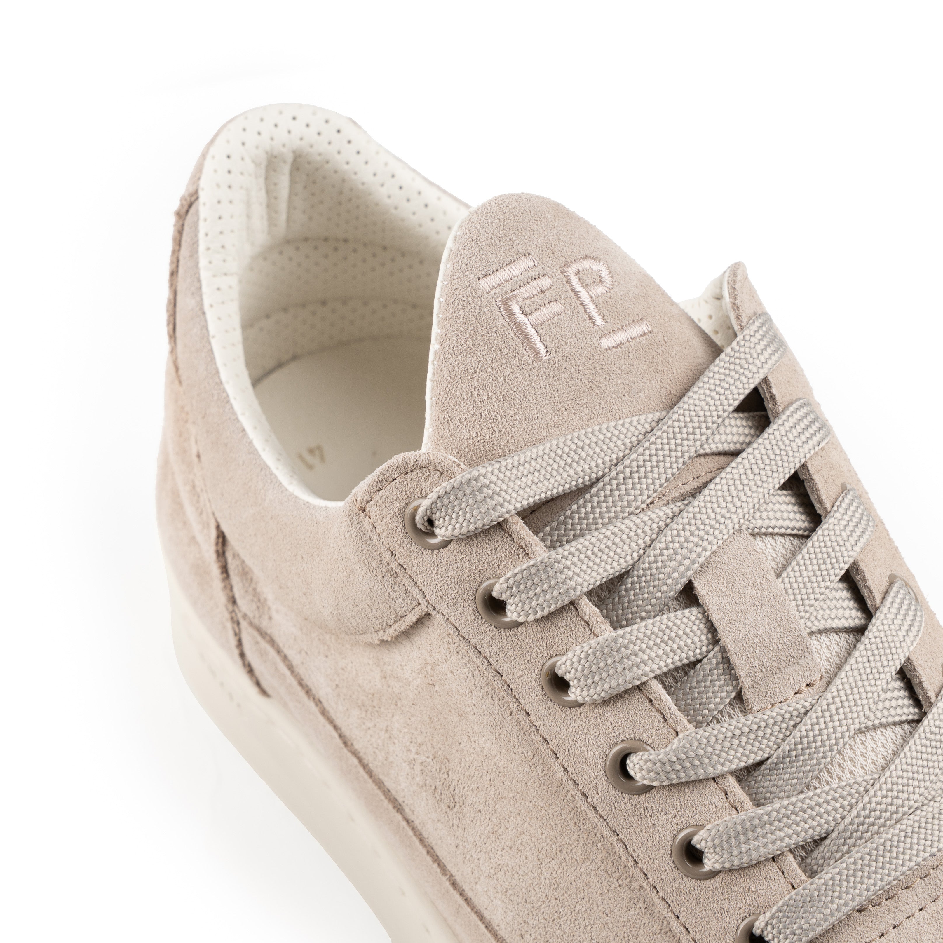 Filling Pieces Sneakers Beige | Low Top Suede