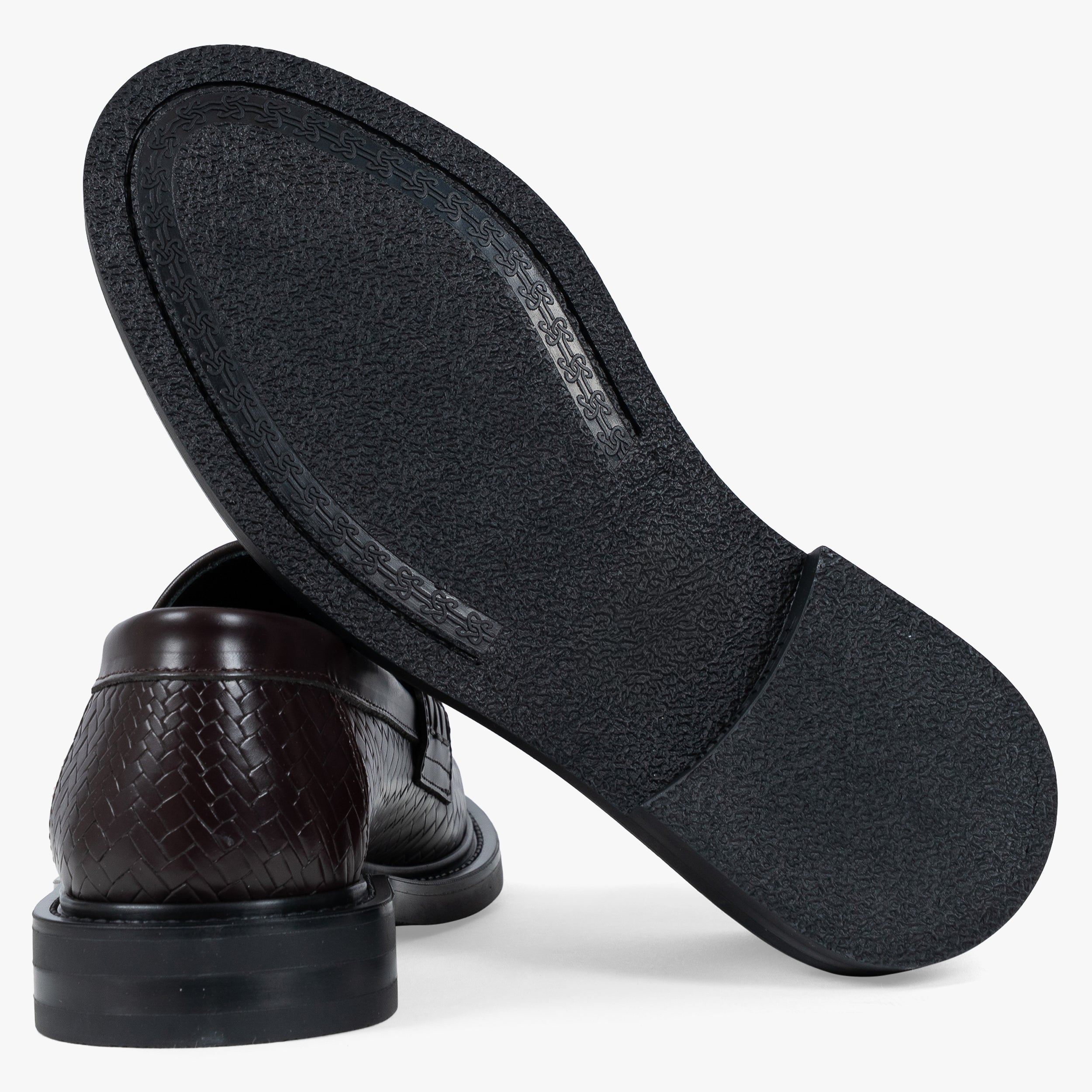 Filling Pieces Gevlochten Loafers Bruin | Woven Twist