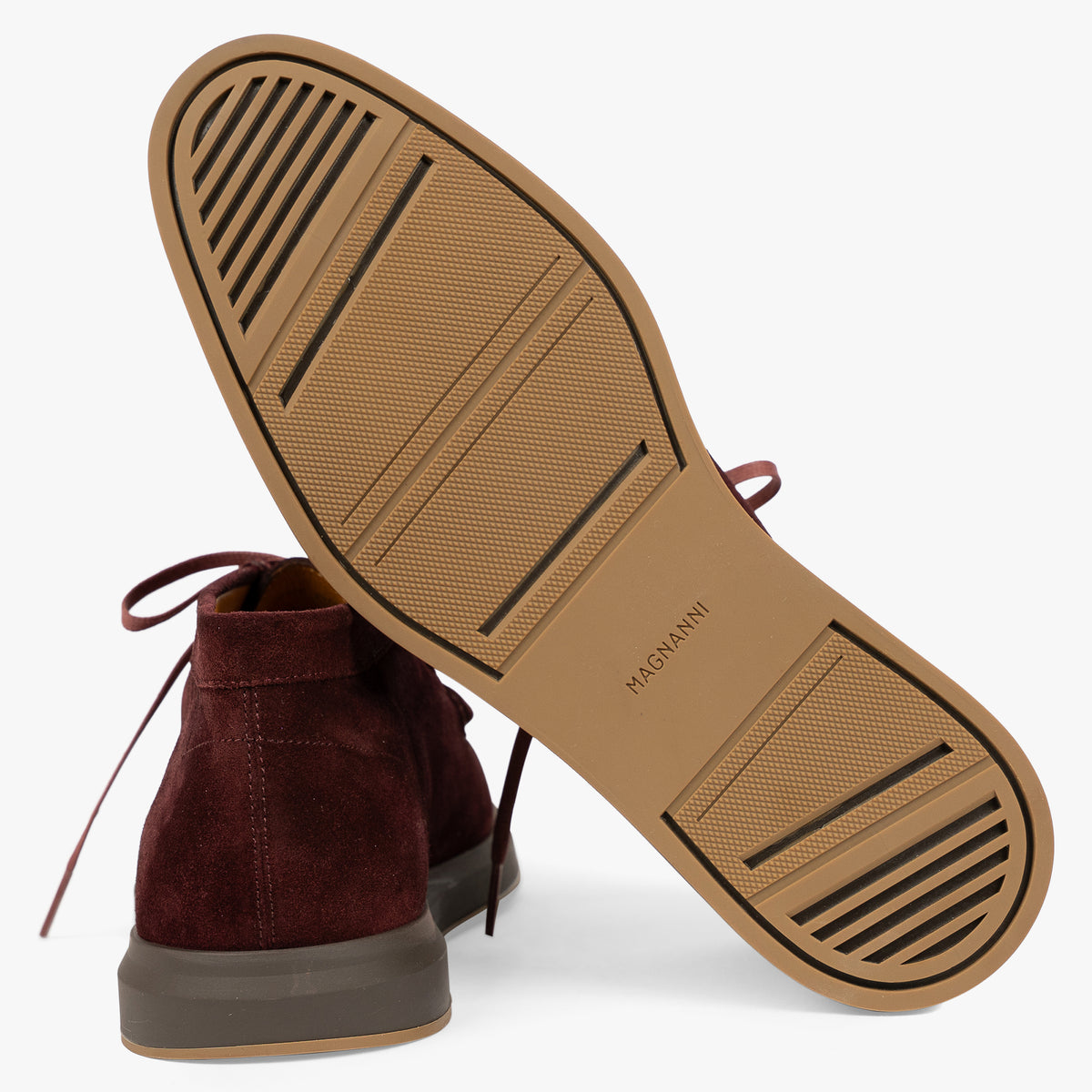 Magnanni Veterschoen Bordeaux Rood Suède