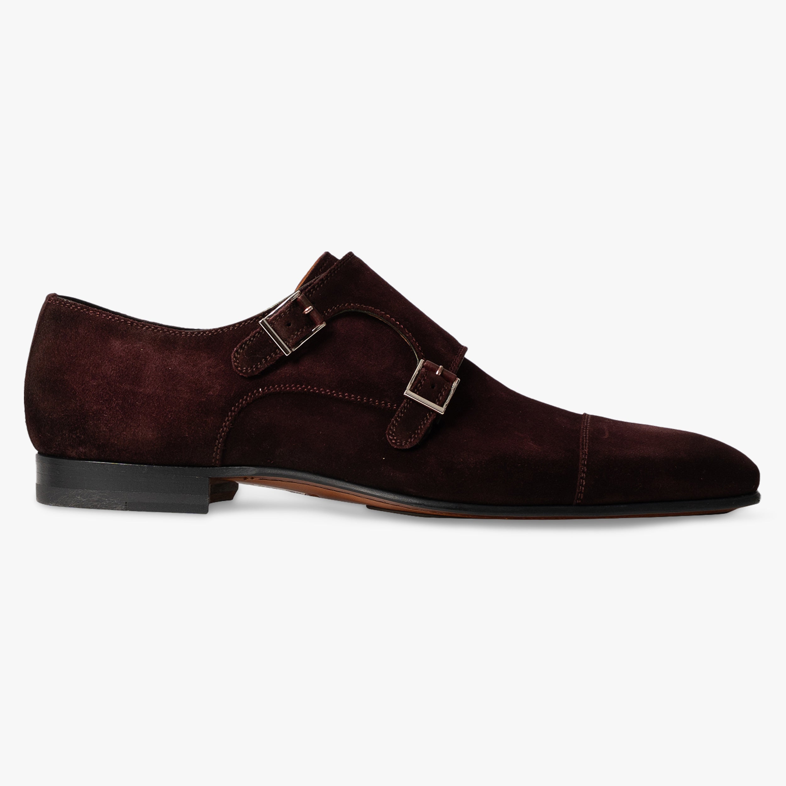 Magnanni Dubbele Gespschoen Bordeaux Rood