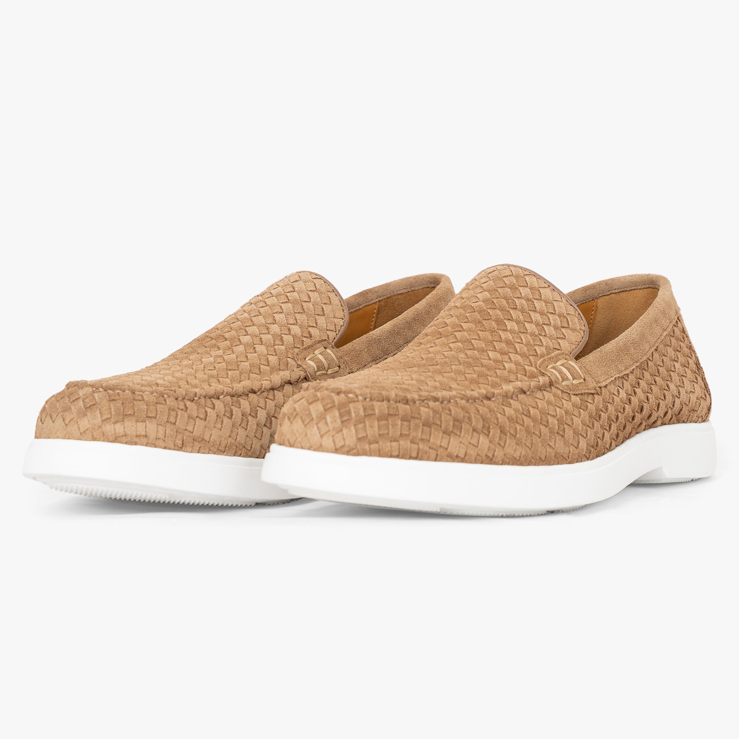 Calce Gevlochten Loafer Zand | Edwin