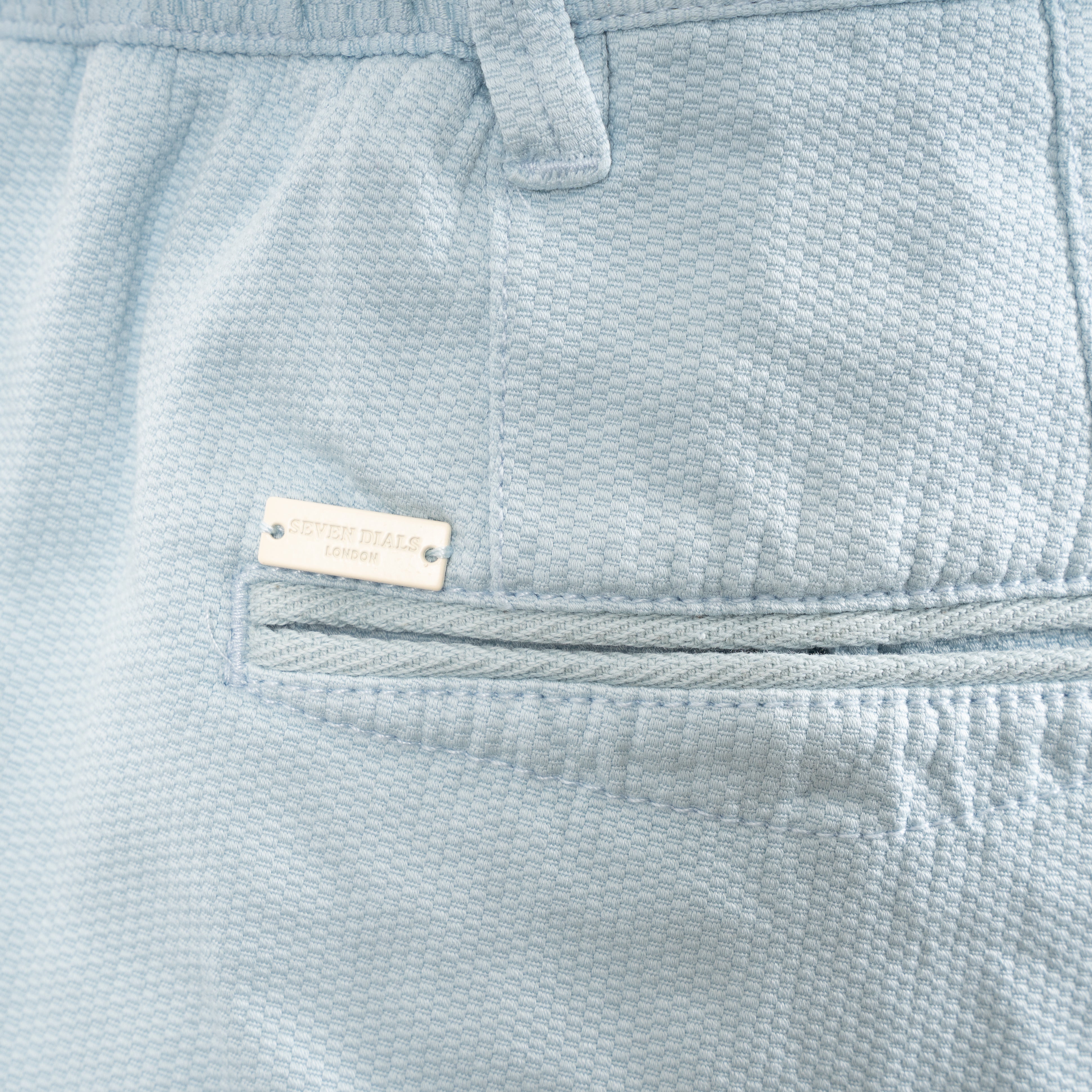 SEVEN DIALS Korte Broek Lichtblauw | Audel