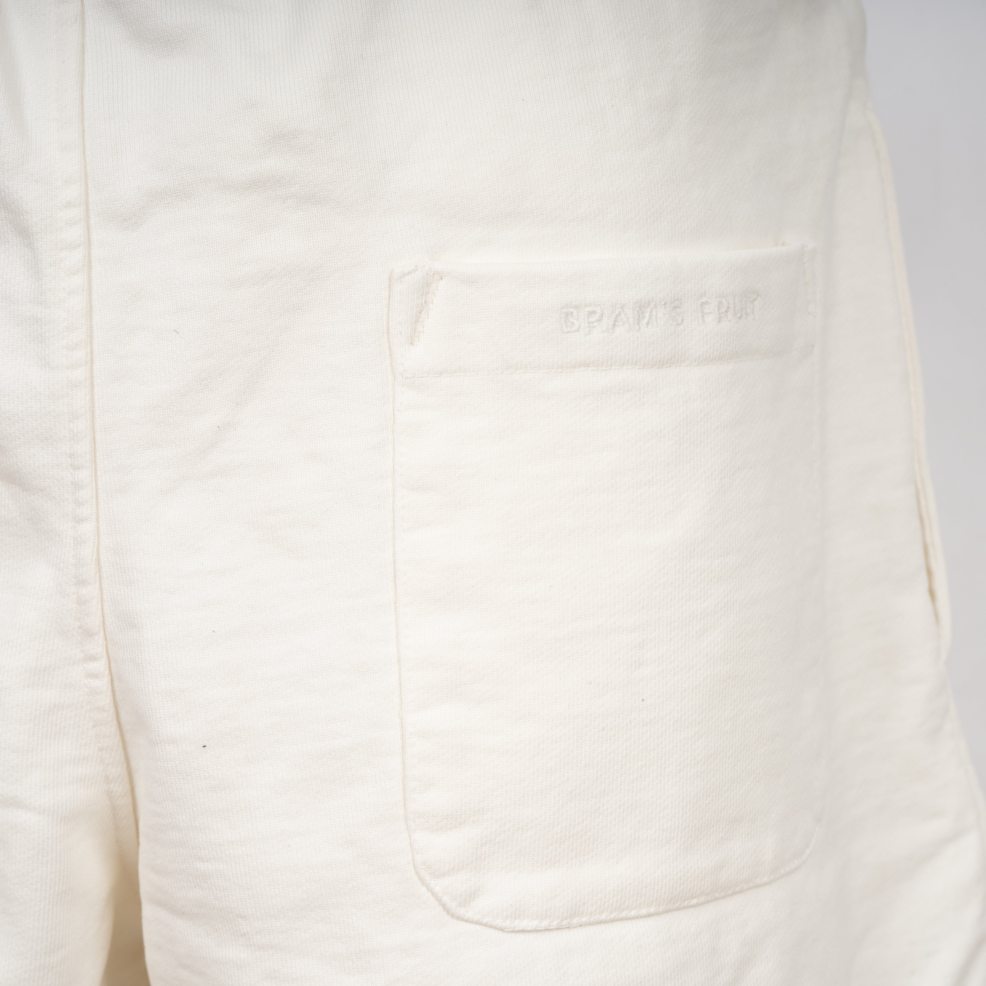 Bram's Fruit Korte Broek Off-White | Script Logo Short