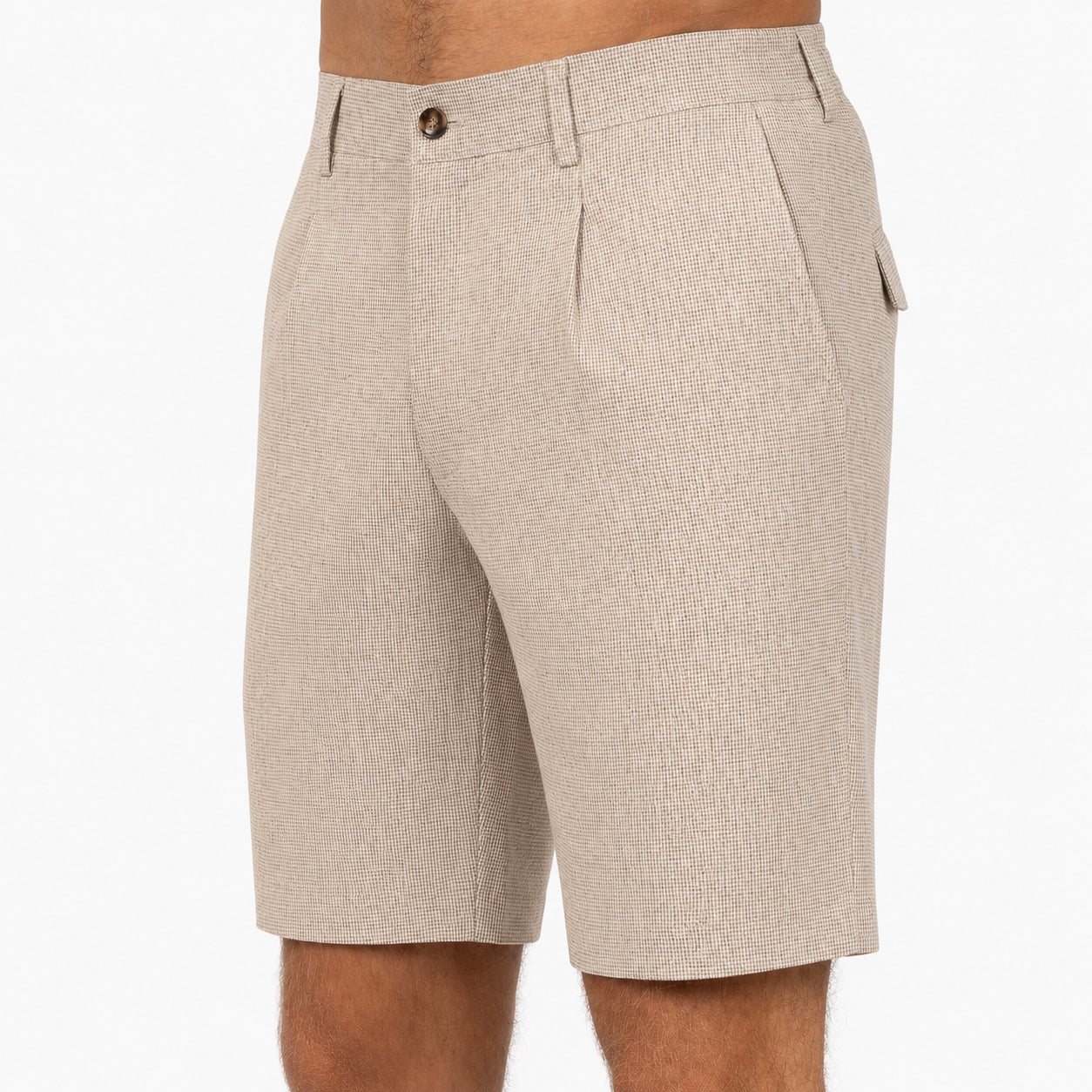 SEVEN DIALS Korte Broek Beige | Anson