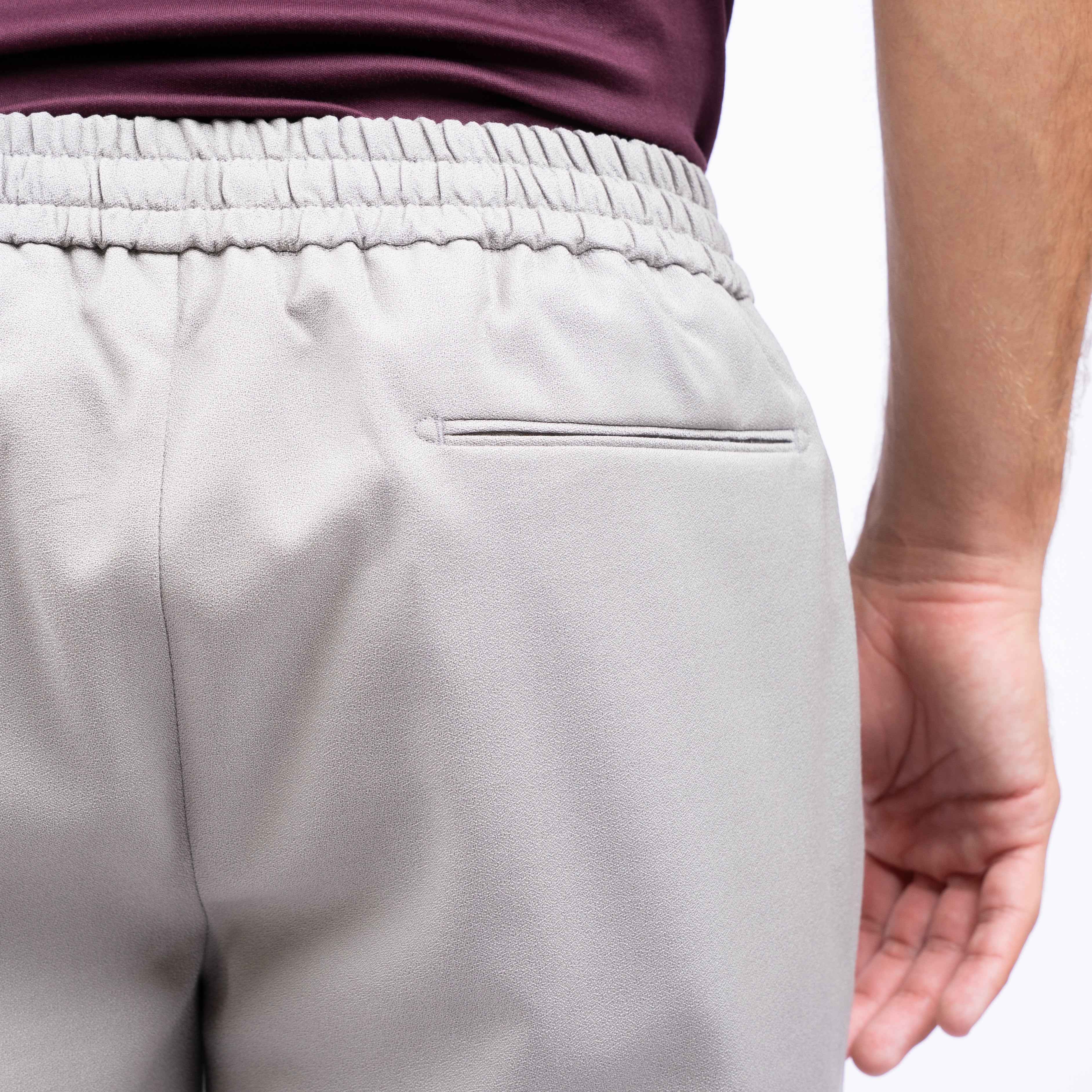 Berwich Korte Broek Lichtgrijs | Spiaggia Short