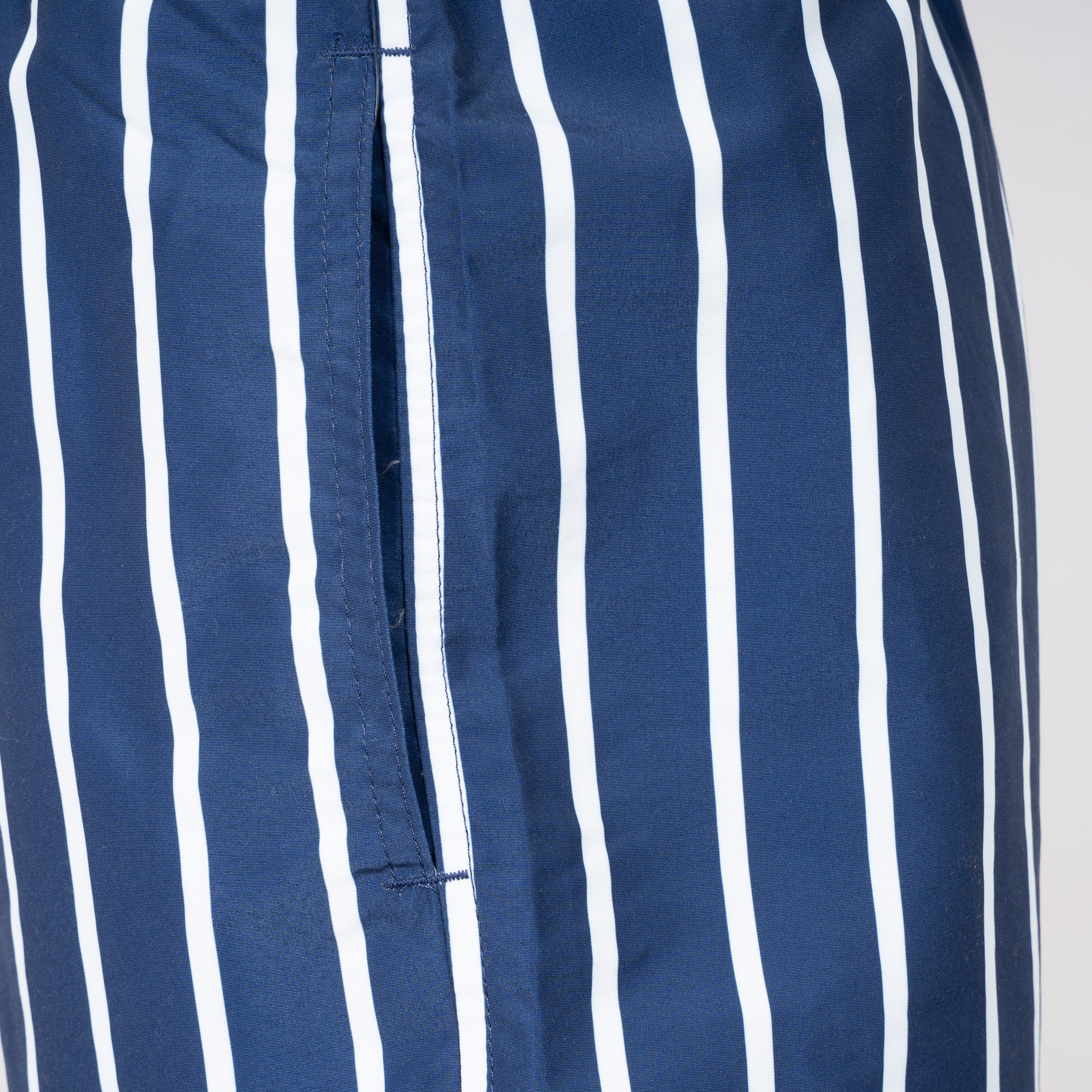 Ralph Lauren Zwembroek Blauw met Witte Streep | Traveler Slim Fit
