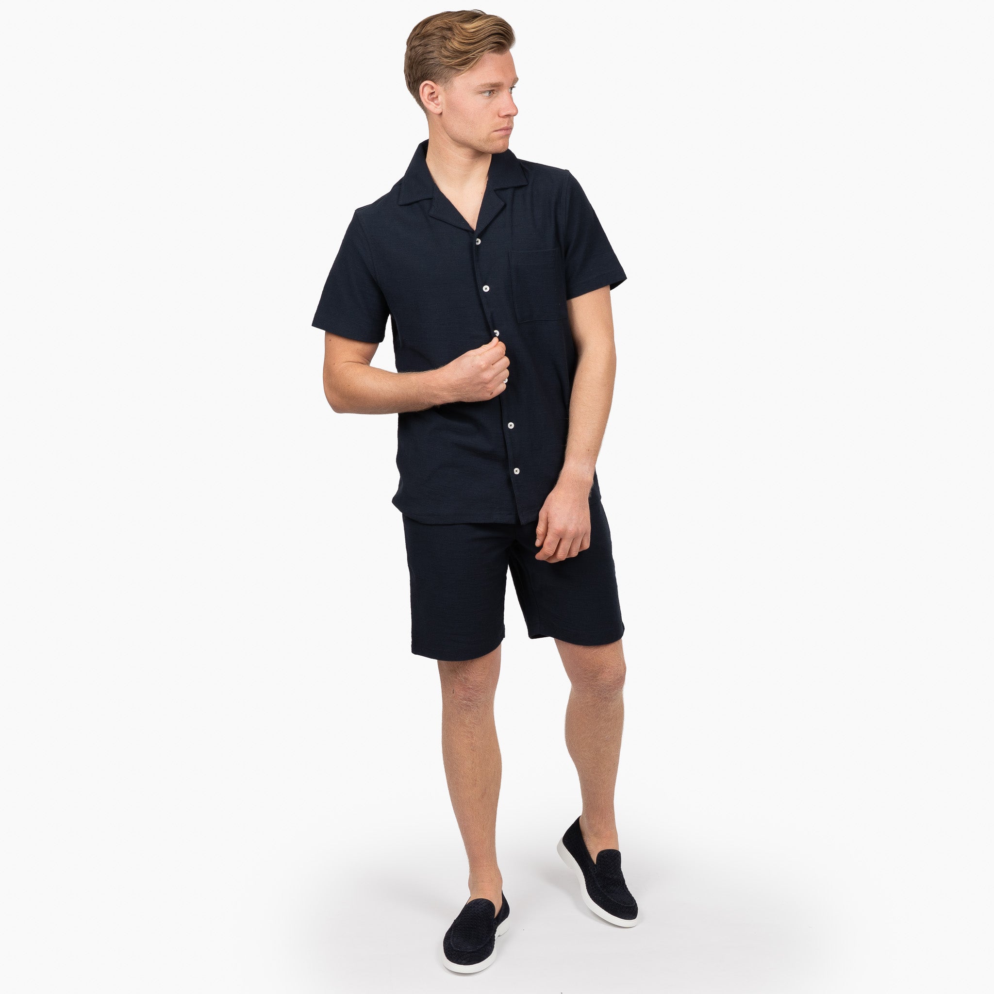 SEVEN DIALS Korte Broek Blauw | Luca