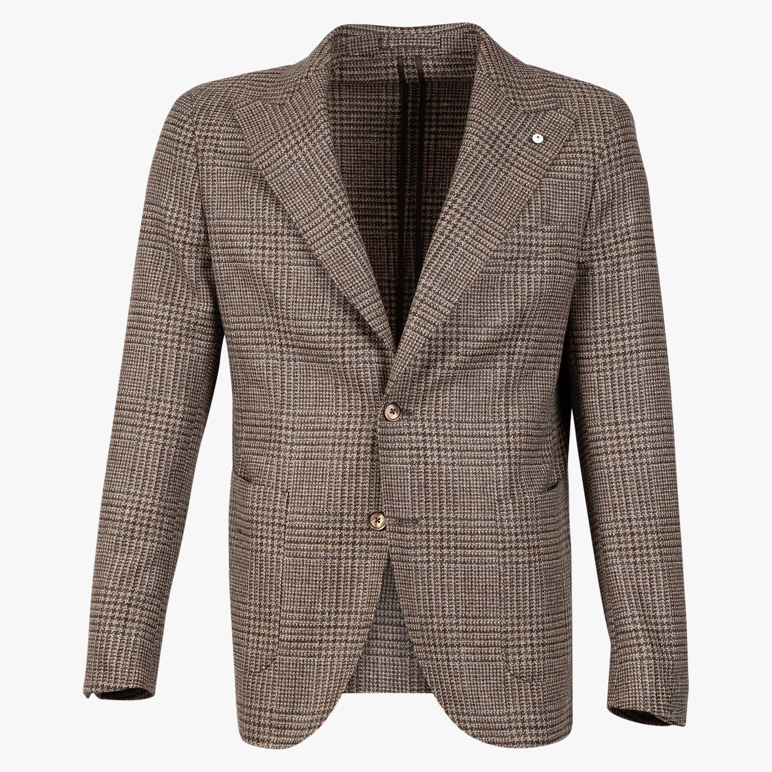 L.B.M. 1911 Colbert Bruin Geruit | Wool & Cashmere