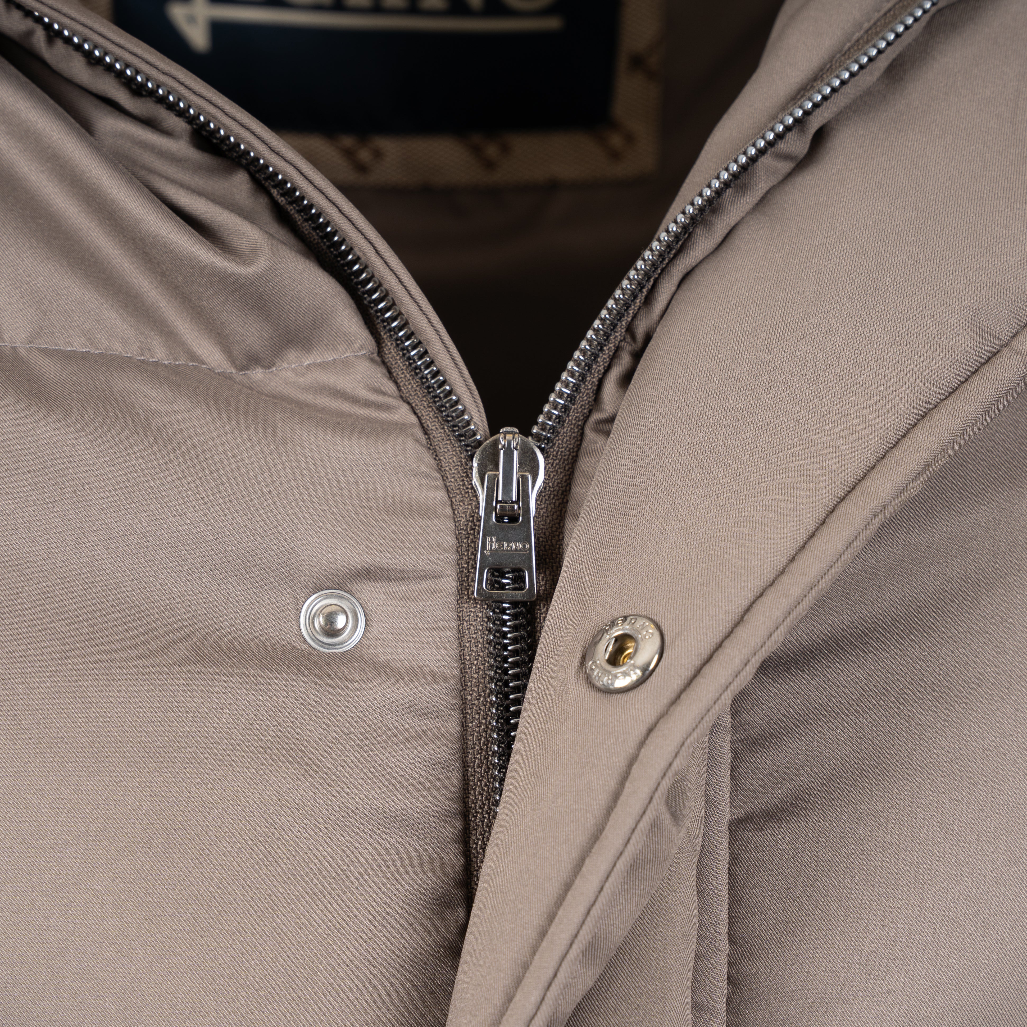 Herno Mantel Dons Beige | Polartech