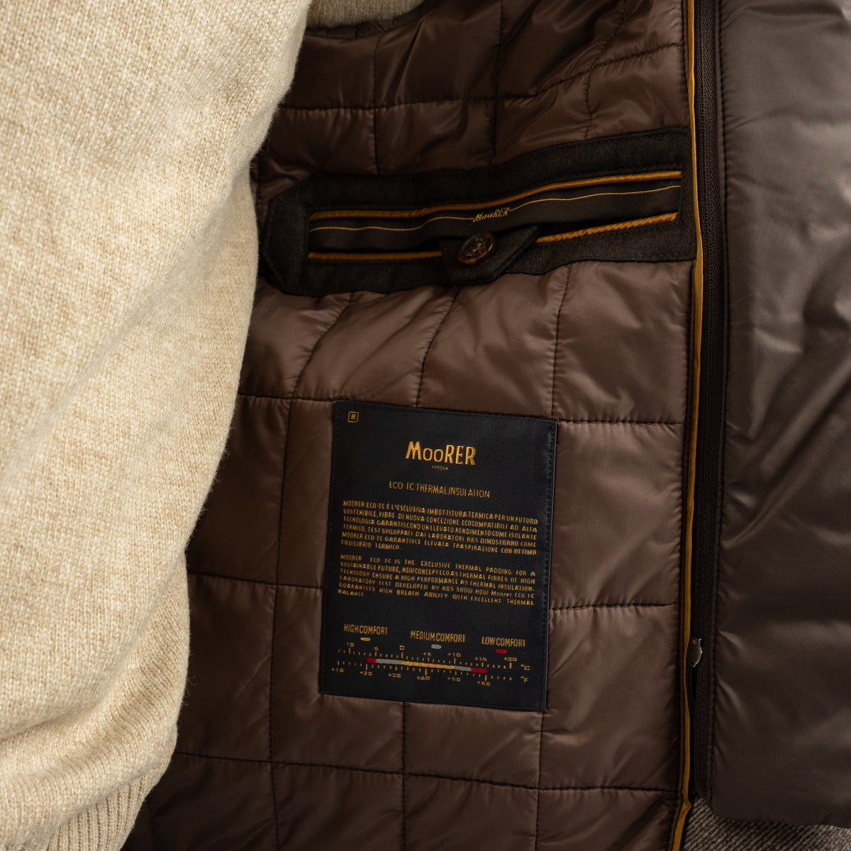 Moorer Mantel Bruin | Monferrato-LP
