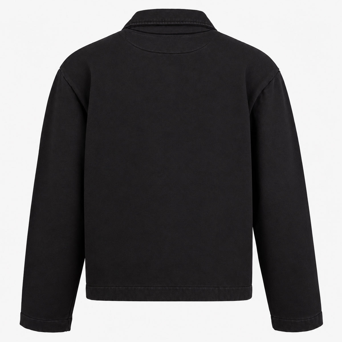Bram's Fruit Sweatvest met Rits Zwart | Script Logo Full Zip
