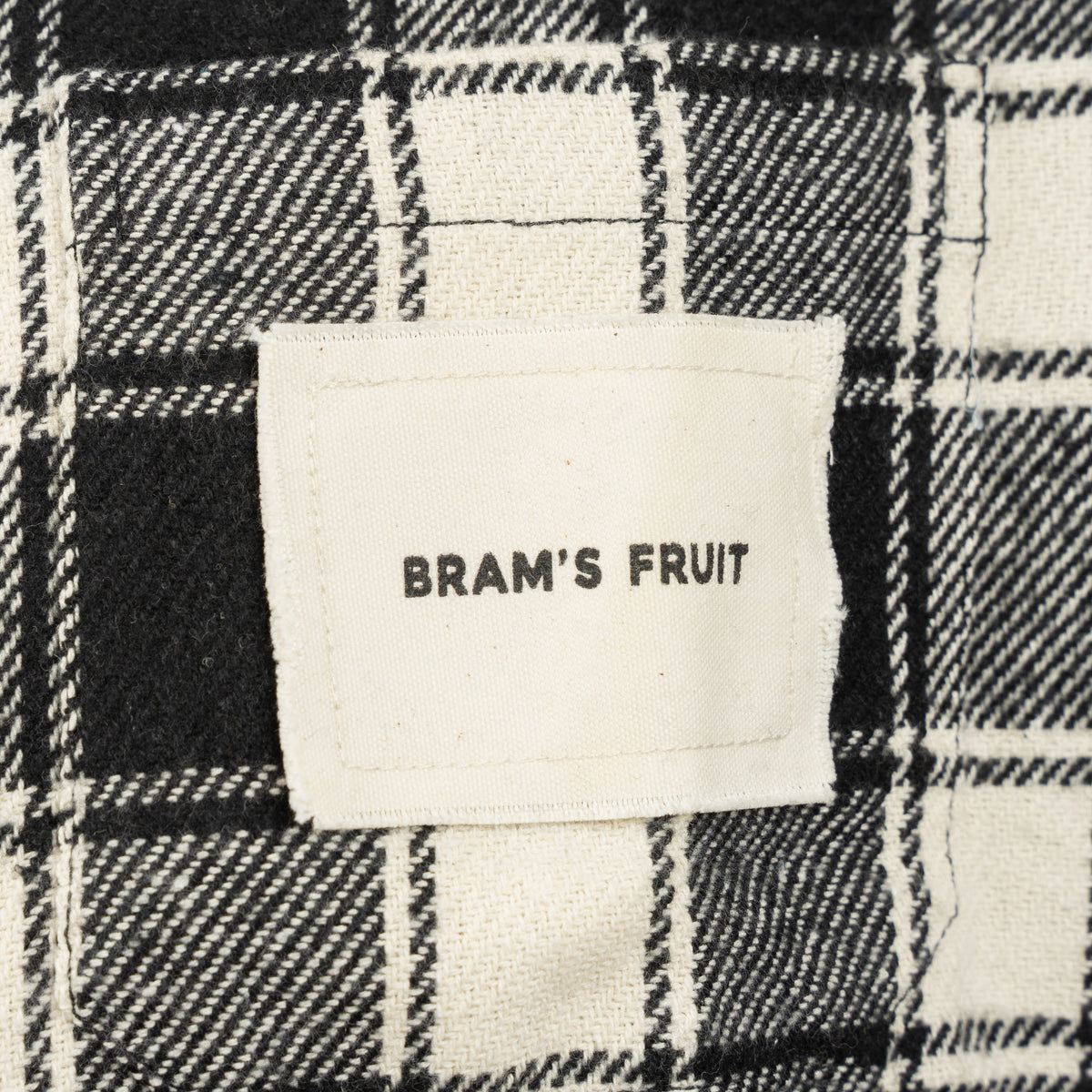 Bram's Fruit Overshirt Geruit Zwart | Flannel