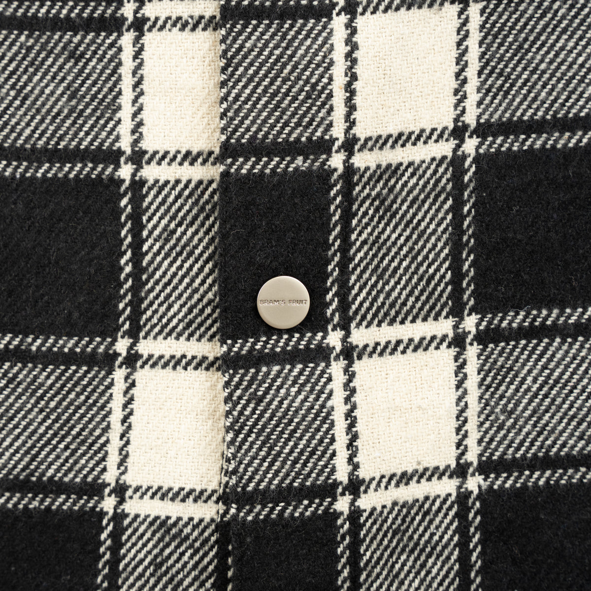 Bram's Fruit Overshirt Geruit Zwart | Flannel