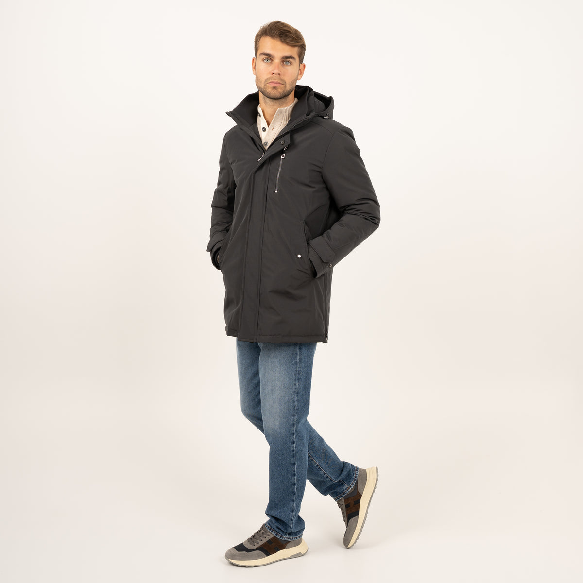 SEVEN DIALS Winterjas Grijs | Napels