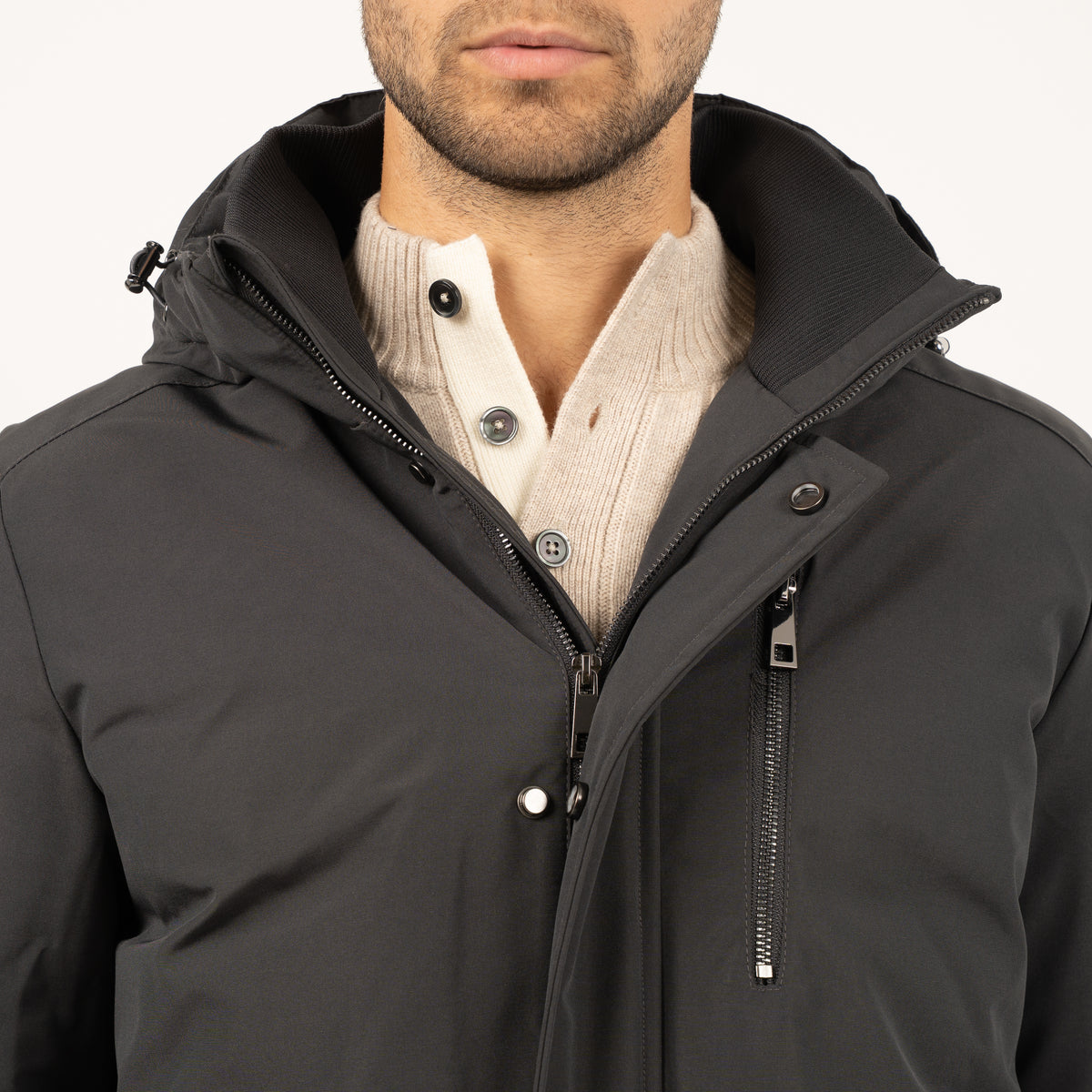 SEVEN DIALS Winterjas Grijs | Napels
