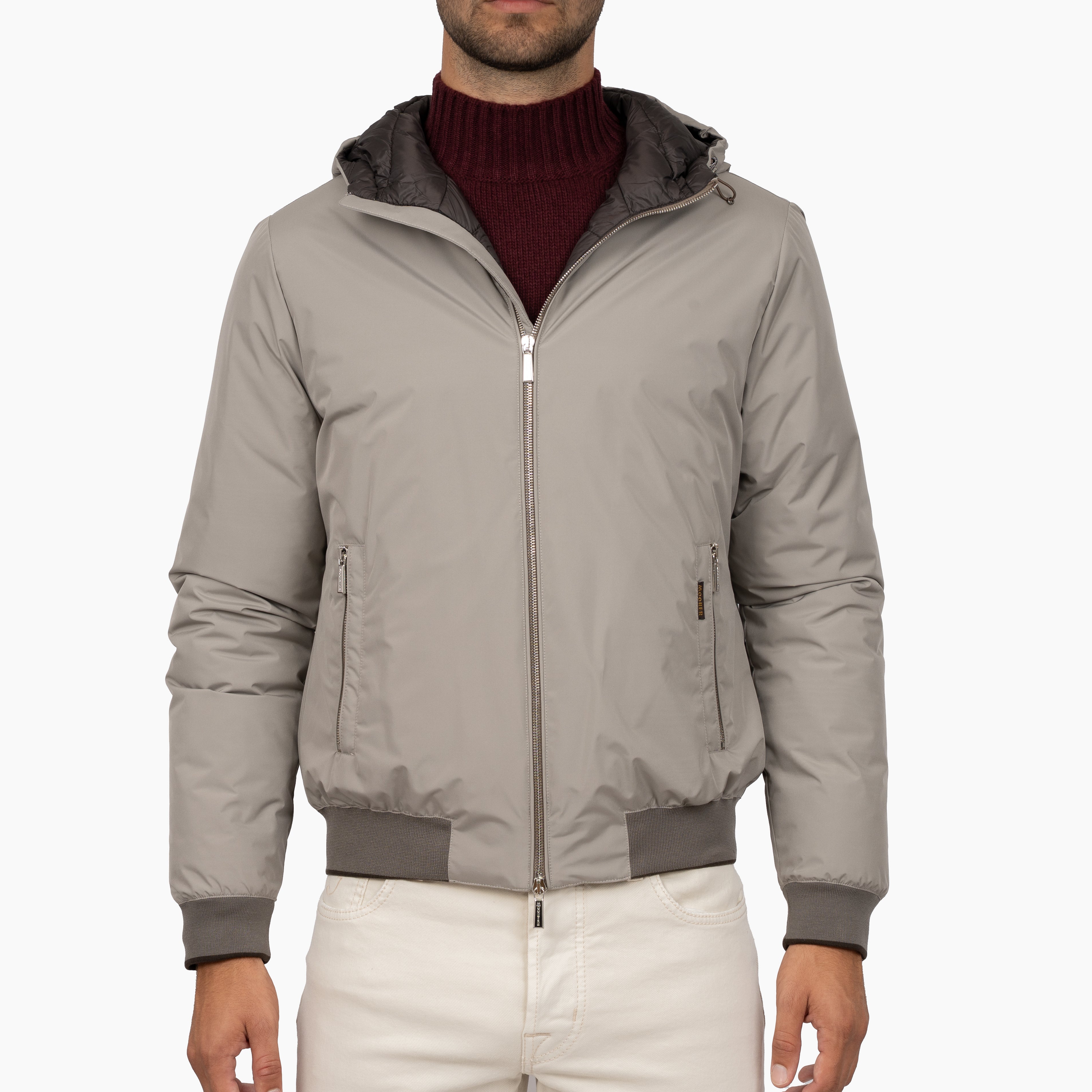 Moorer Bomberjack Beige | ONIRO-STP