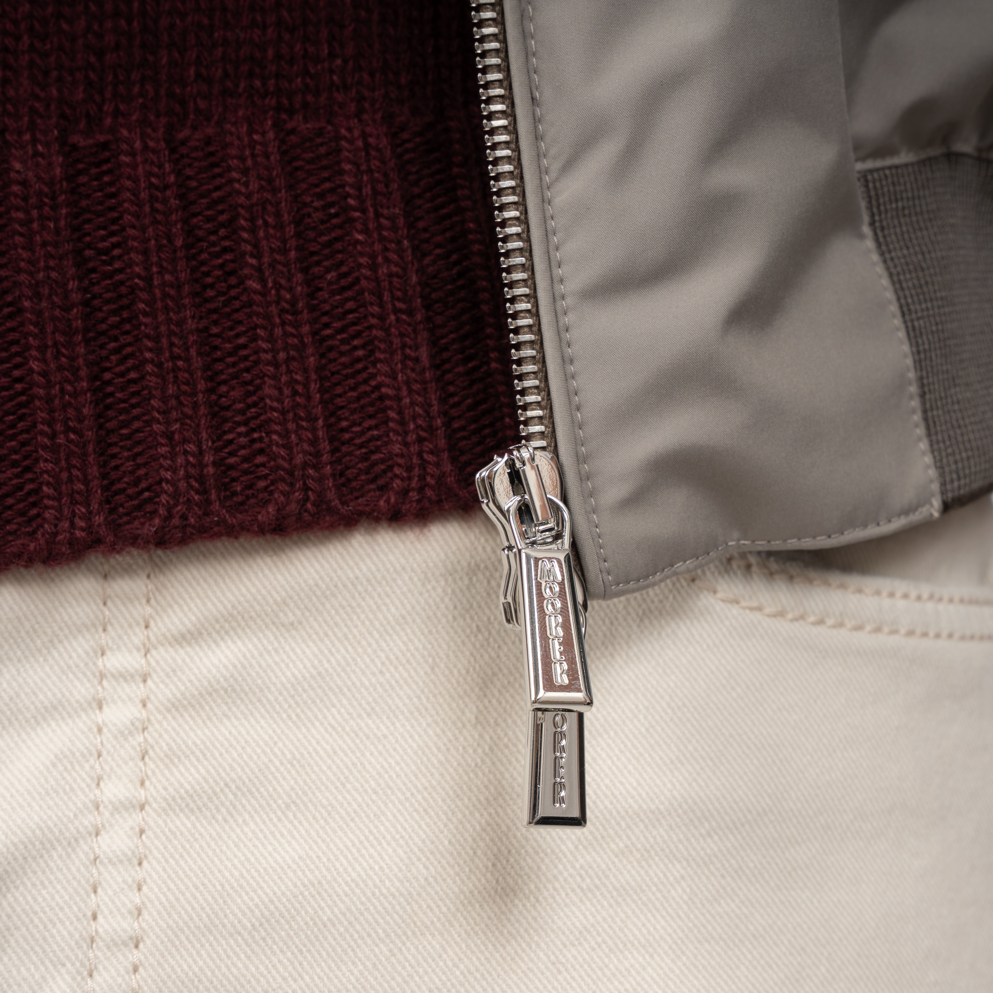 Moorer Bomberjack Beige | ONIRO-STP