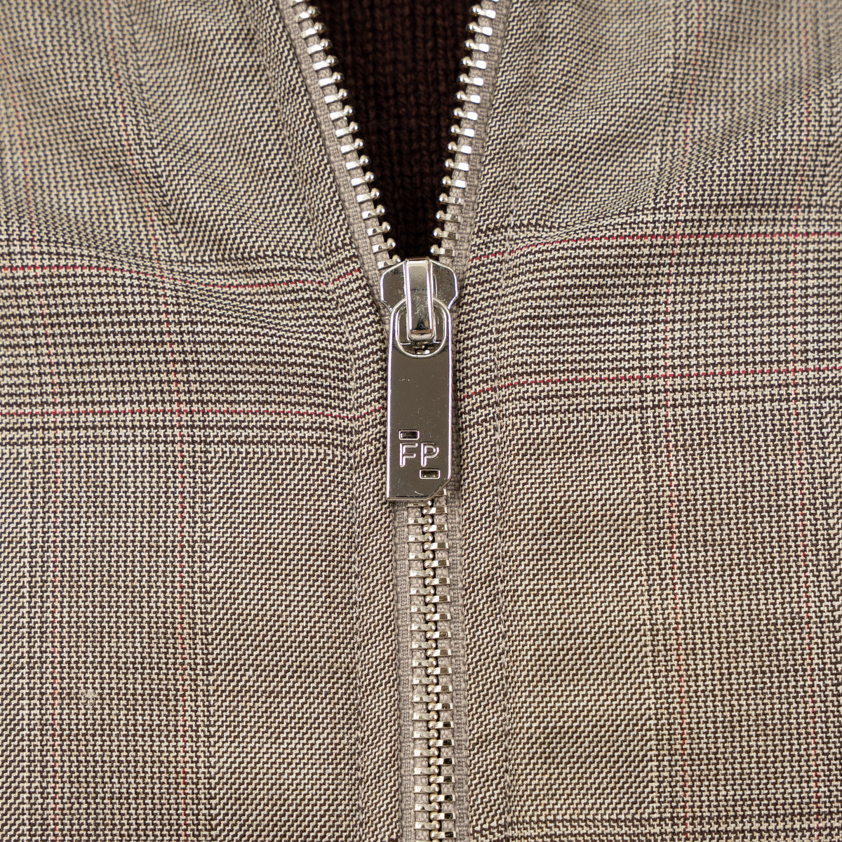 Filling Pieces Overshirt Beige Ruit | Coach Jacket Wool