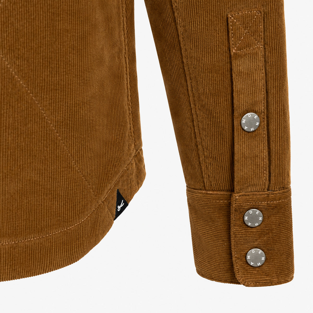 Denham Corduroy Overshirt Bruin | Craft Jacket Cotea