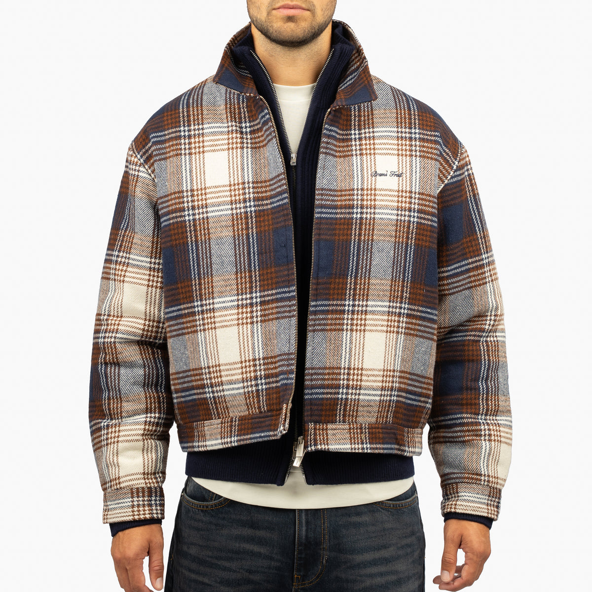 Bram's Fruit Jack Bruin Geruit | Gardener Flanel Jacket
