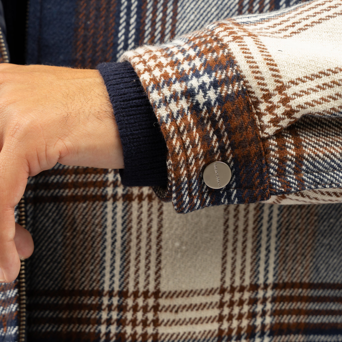 Bram's Fruit Jack Bruin Geruit | Gardener Flanel Jacket