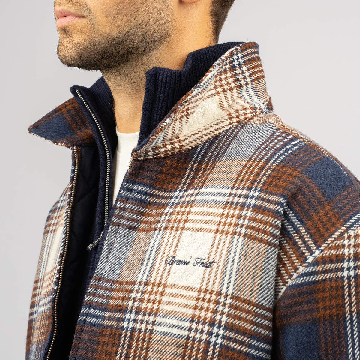 Bram's Fruit Jack Bruin Geruit | Gardener Flanel Jacket