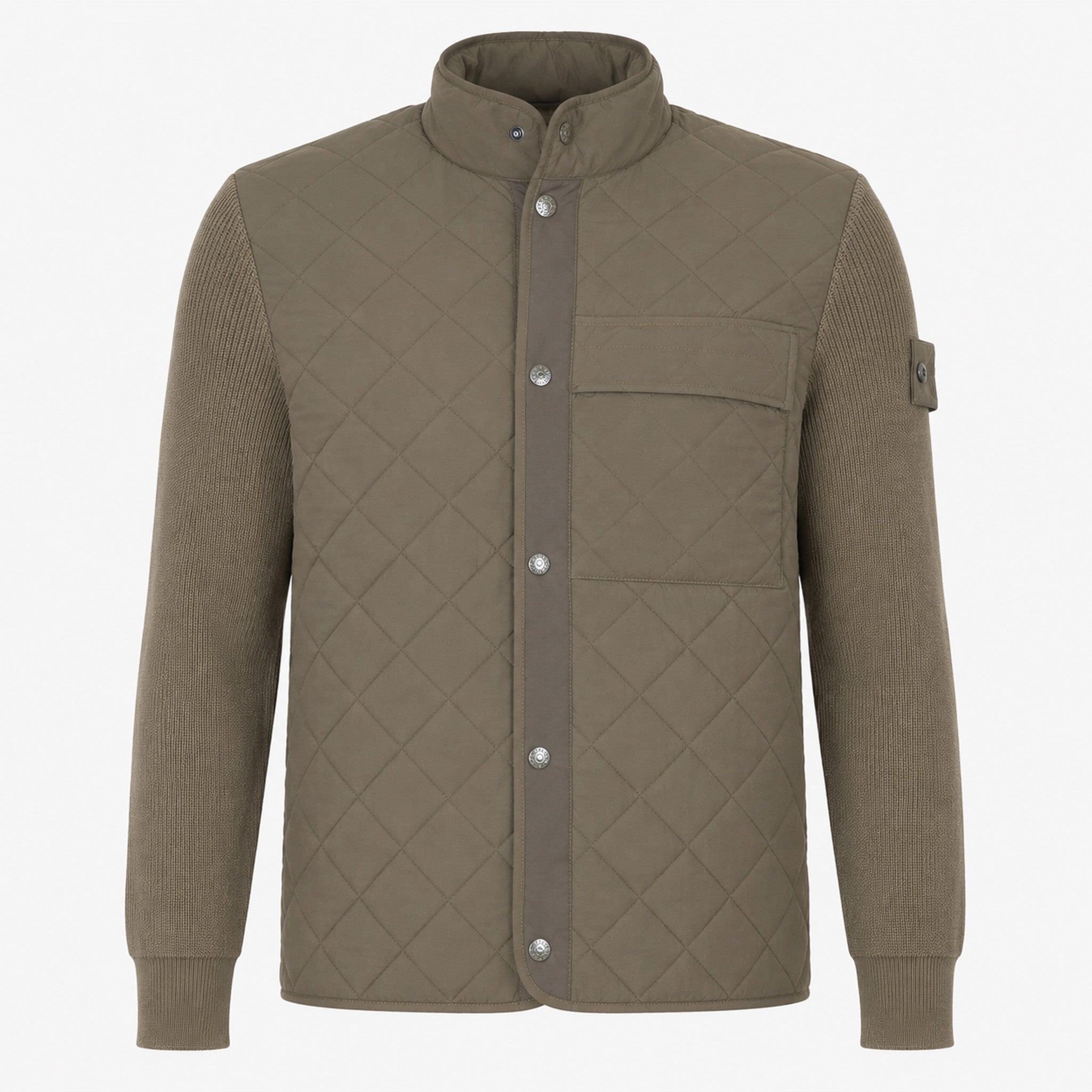 Stone Island Hybride Donsjack Groen | Ghost