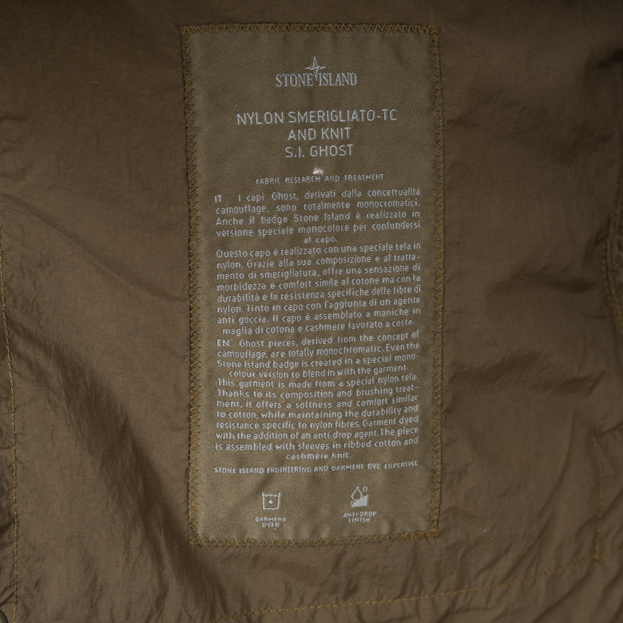 Stone Island Hybride Donsjack Groen | Ghost