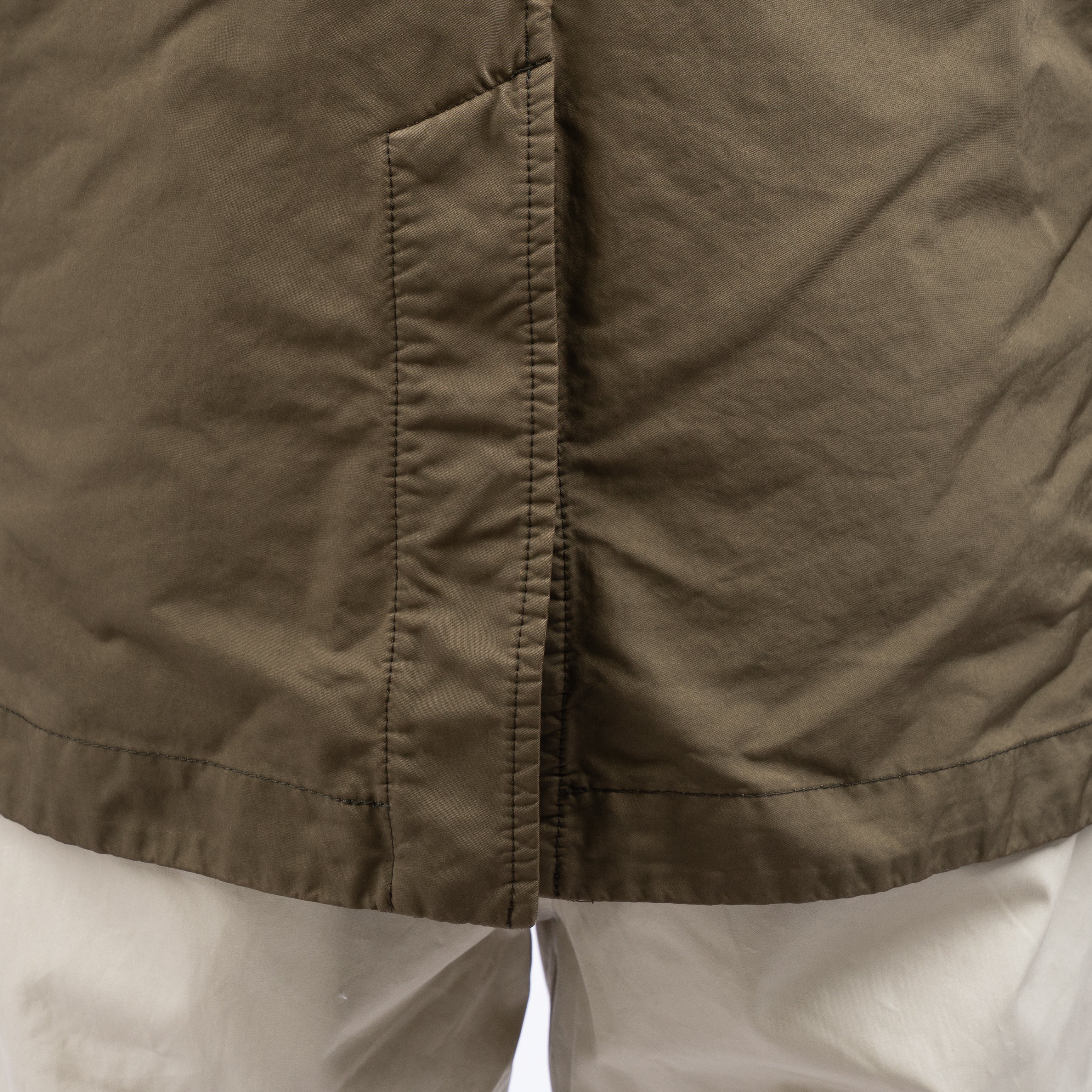 Stone Island Trench Coat Groen | Ghost