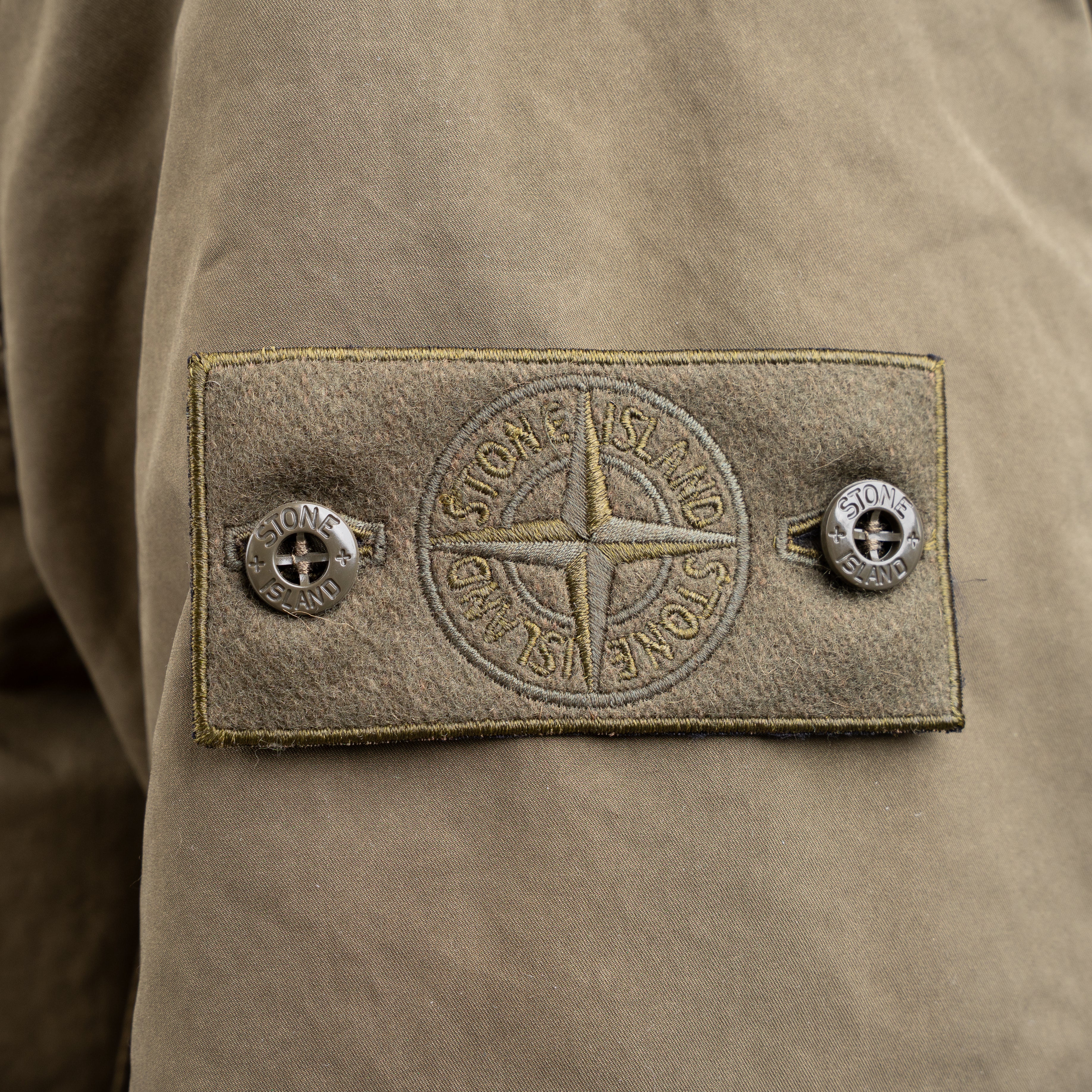 Stone Island Trench Coat Groen | Ghost
