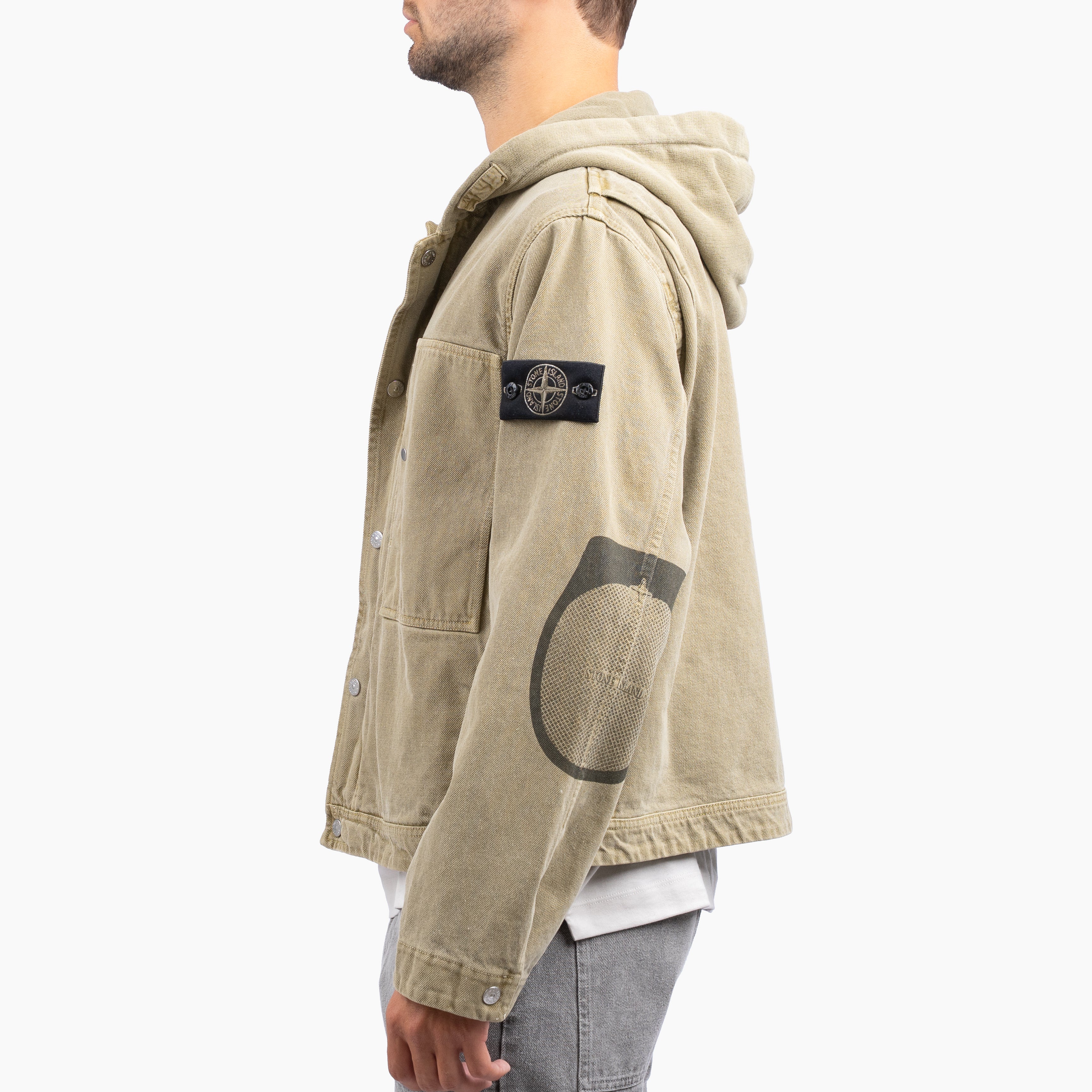 Stone Island Jack Groen | Mineral Dyed Cotton Gabardine-TC